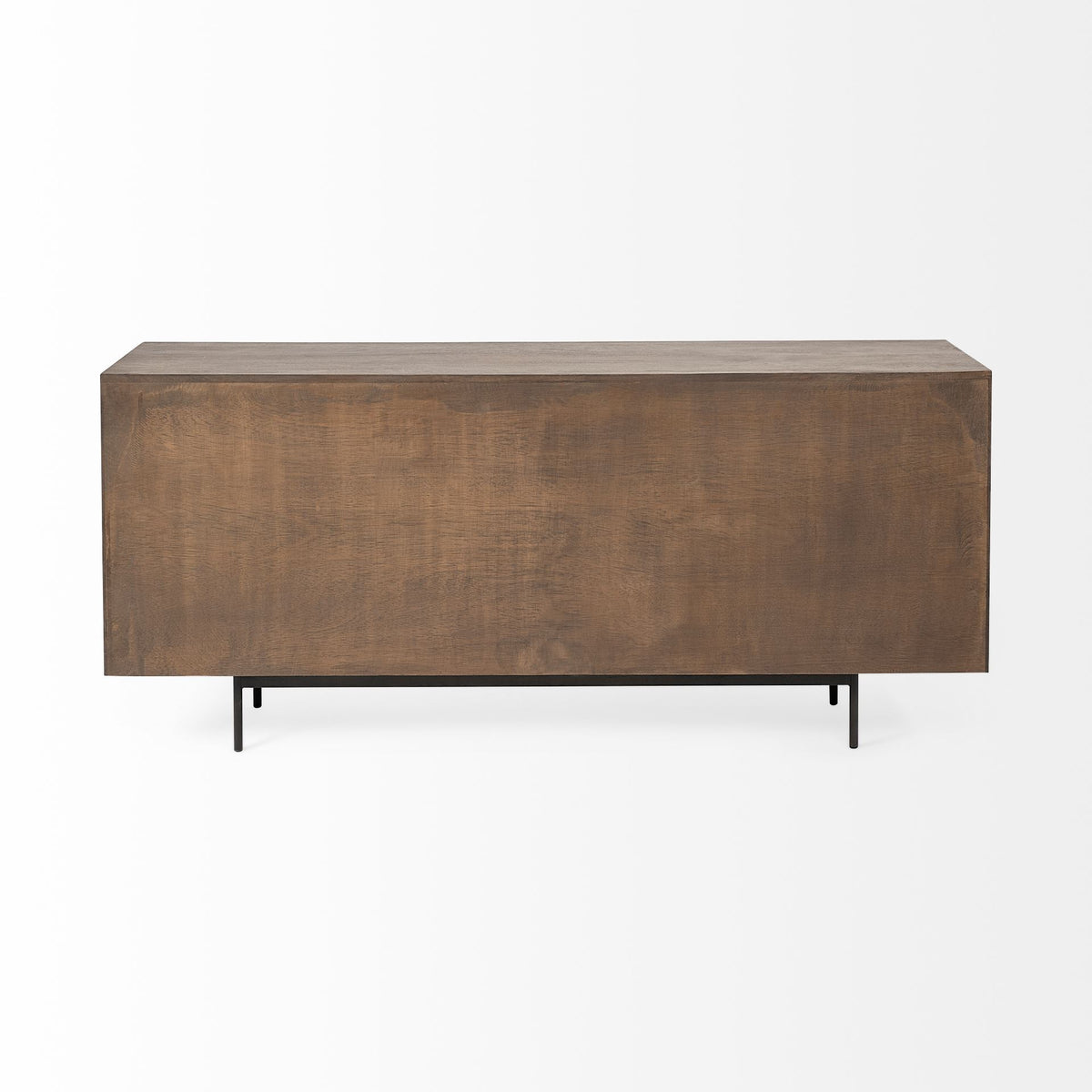 Grace 70Wx18.5Lx31.25H Two-Tone Brown Solid Wood 6 Drawer Sideboard-Sideboards & Buffets-DECOROLALA