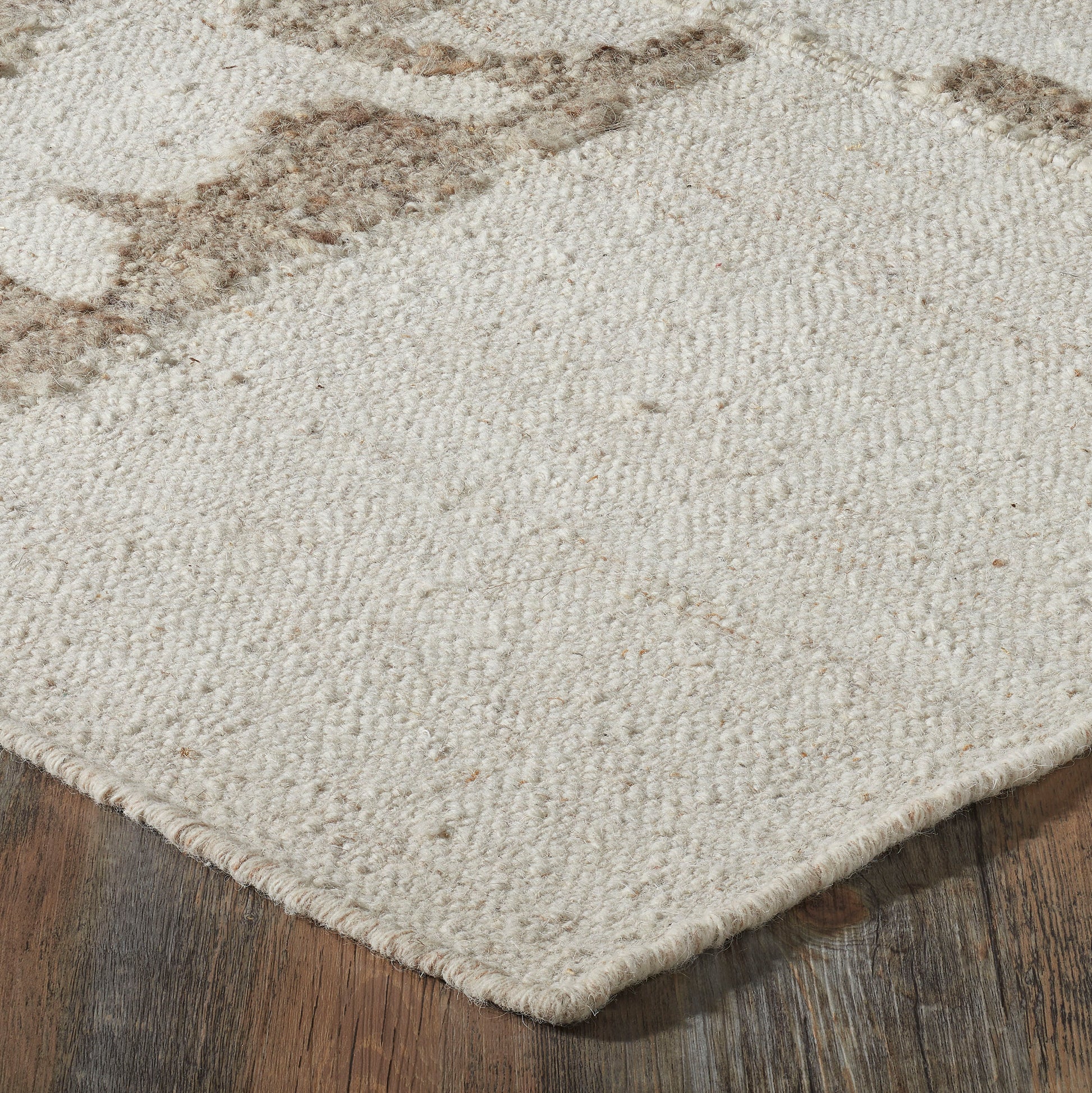 Grace Handwoven Area Rug Ivory Stone-Carpets-DECOROLALA