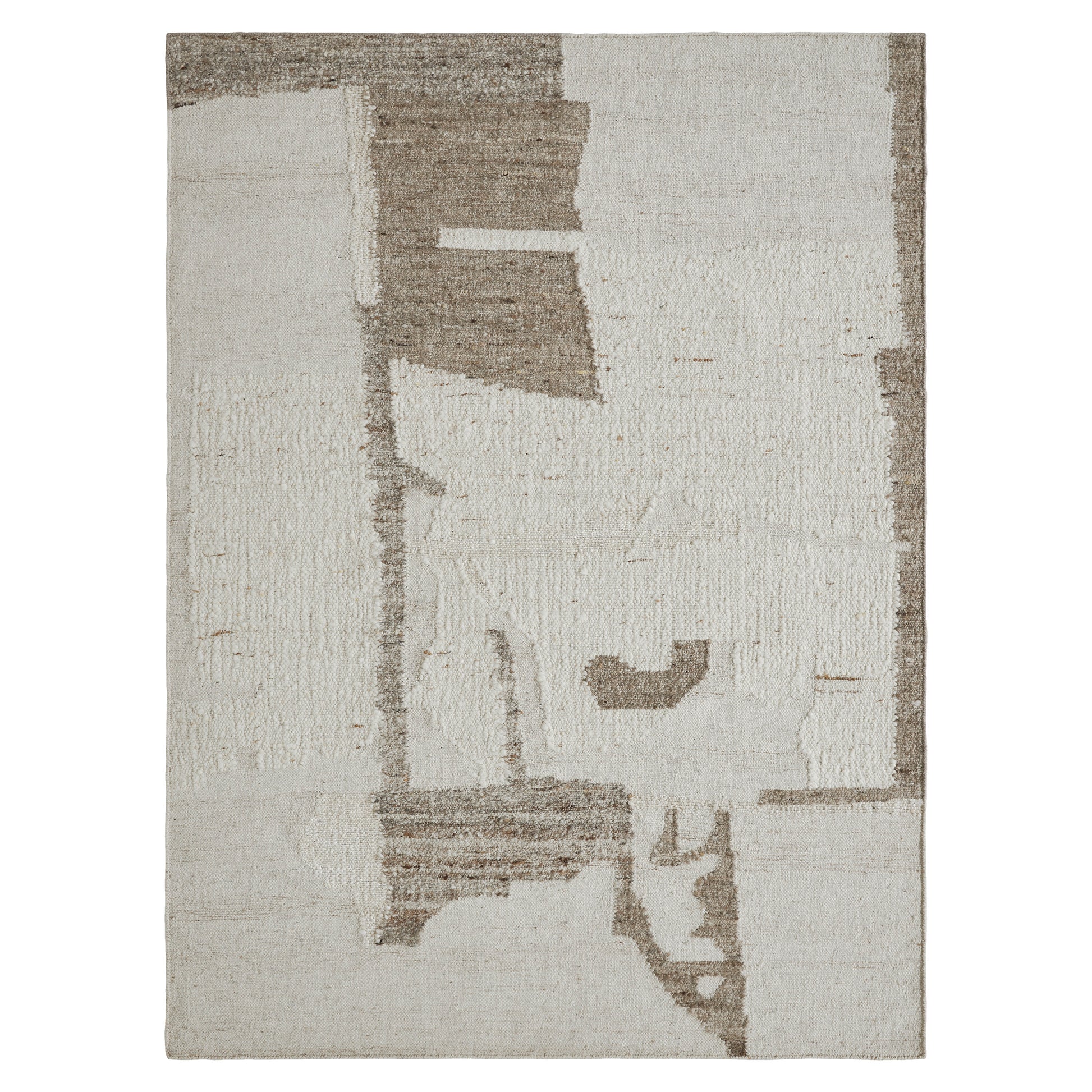 Grace Handwoven Area Rug Ivory Stone-Carpets-DECOROLALA