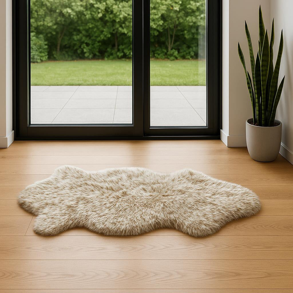 Gradient Chocolate Animal Print Area Rug-Area Rugs-DECOROLALA