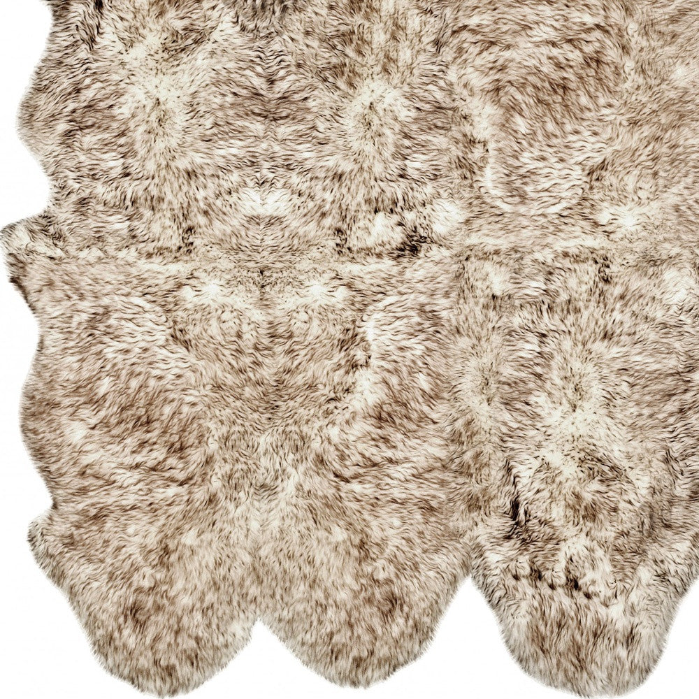 Gradient Chocolate Animal Print Area Rug-Area Rugs-DECOROLALA