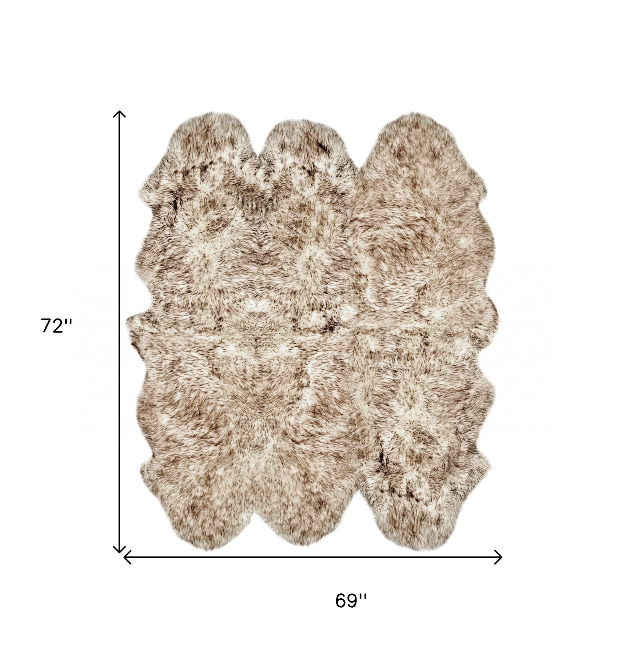 Gradient Chocolate Animal Print Area Rug-Area Rugs-DECOROLALA