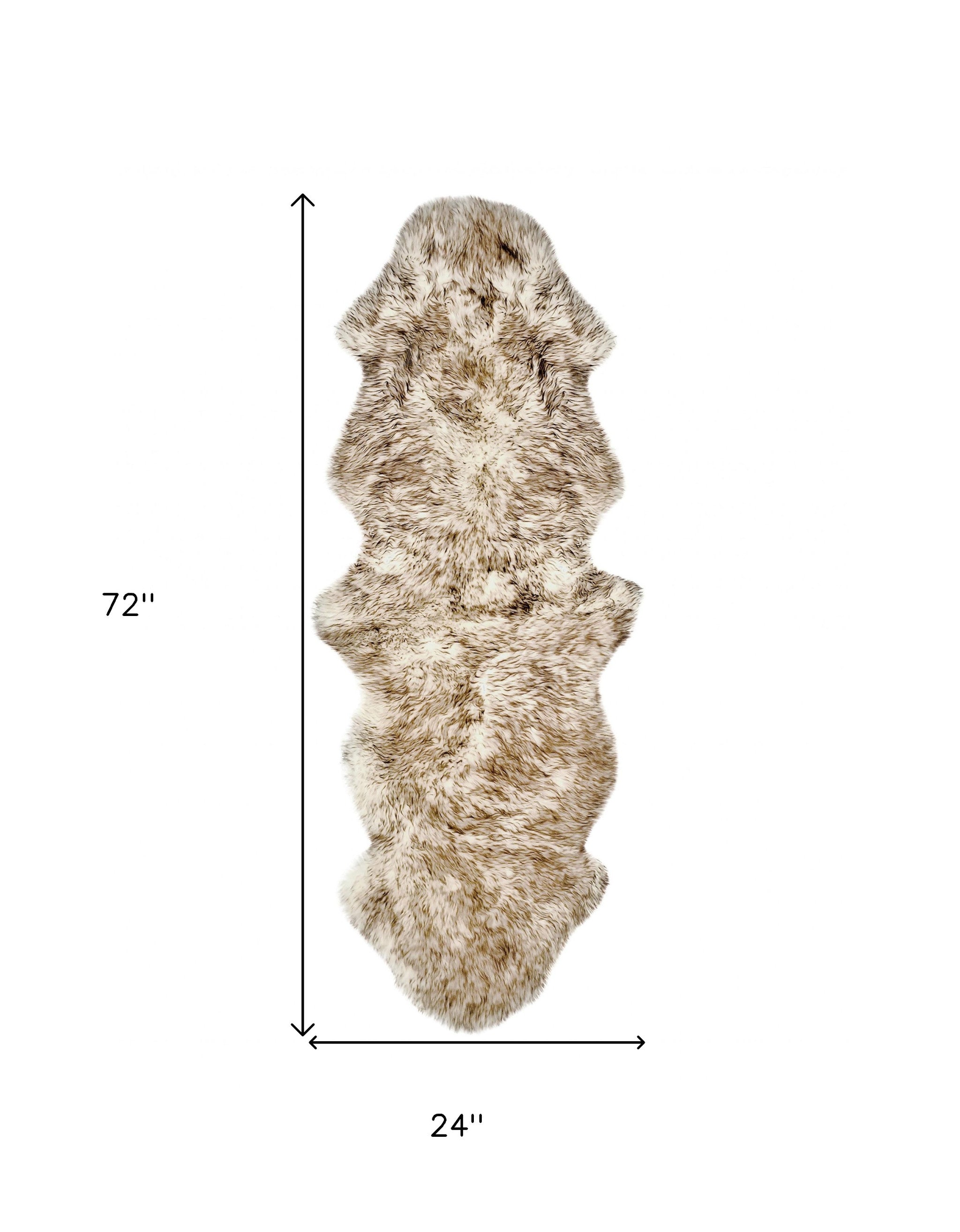 Gradient Chocolate Animal Print Area Rug-Area Rugs-DECOROLALA