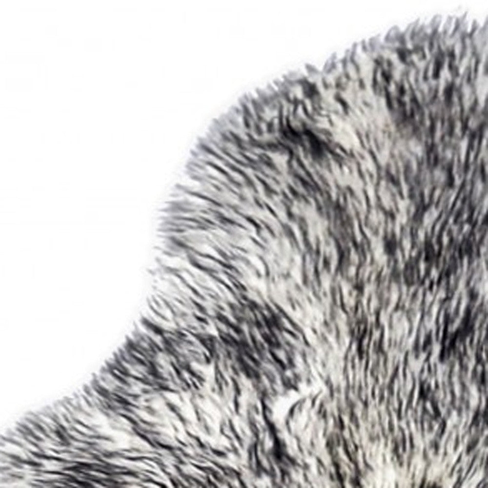 Gradient Gray Animal Print Area Rug-Area Rugs-DECOROLALA