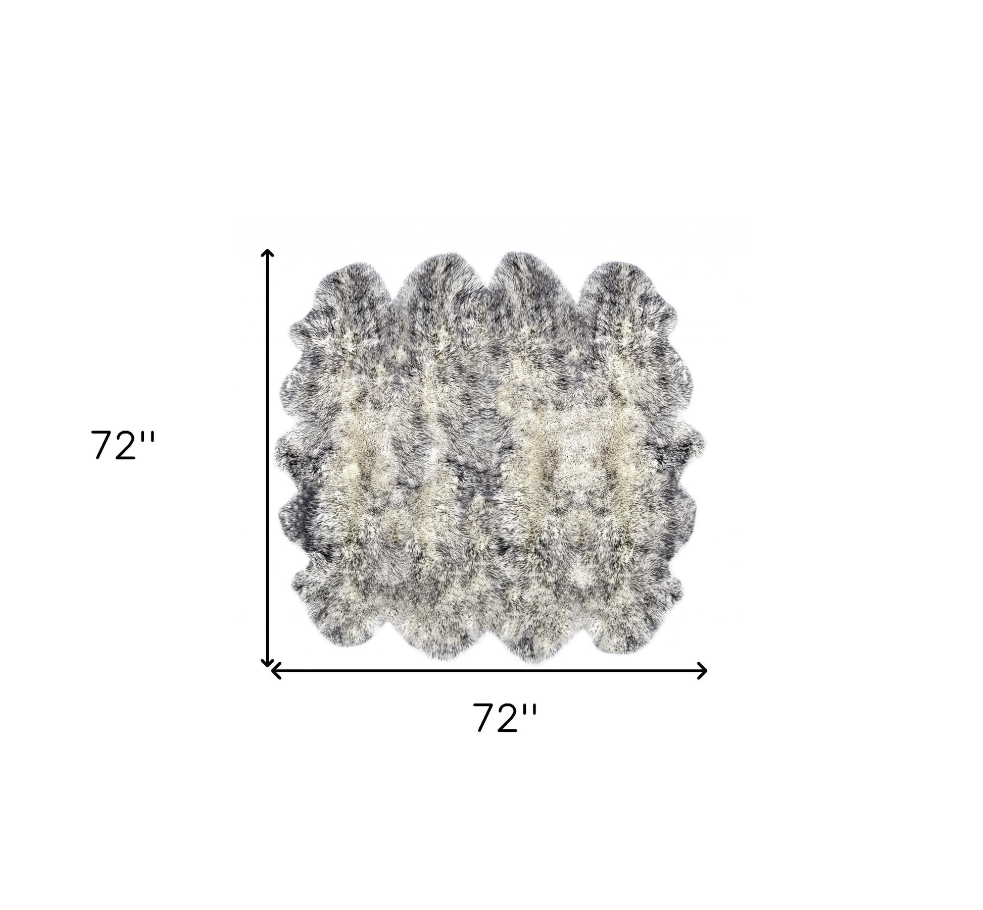 Gradient Gray Animal Print Area Rug-Area Rugs-DECOROLALA