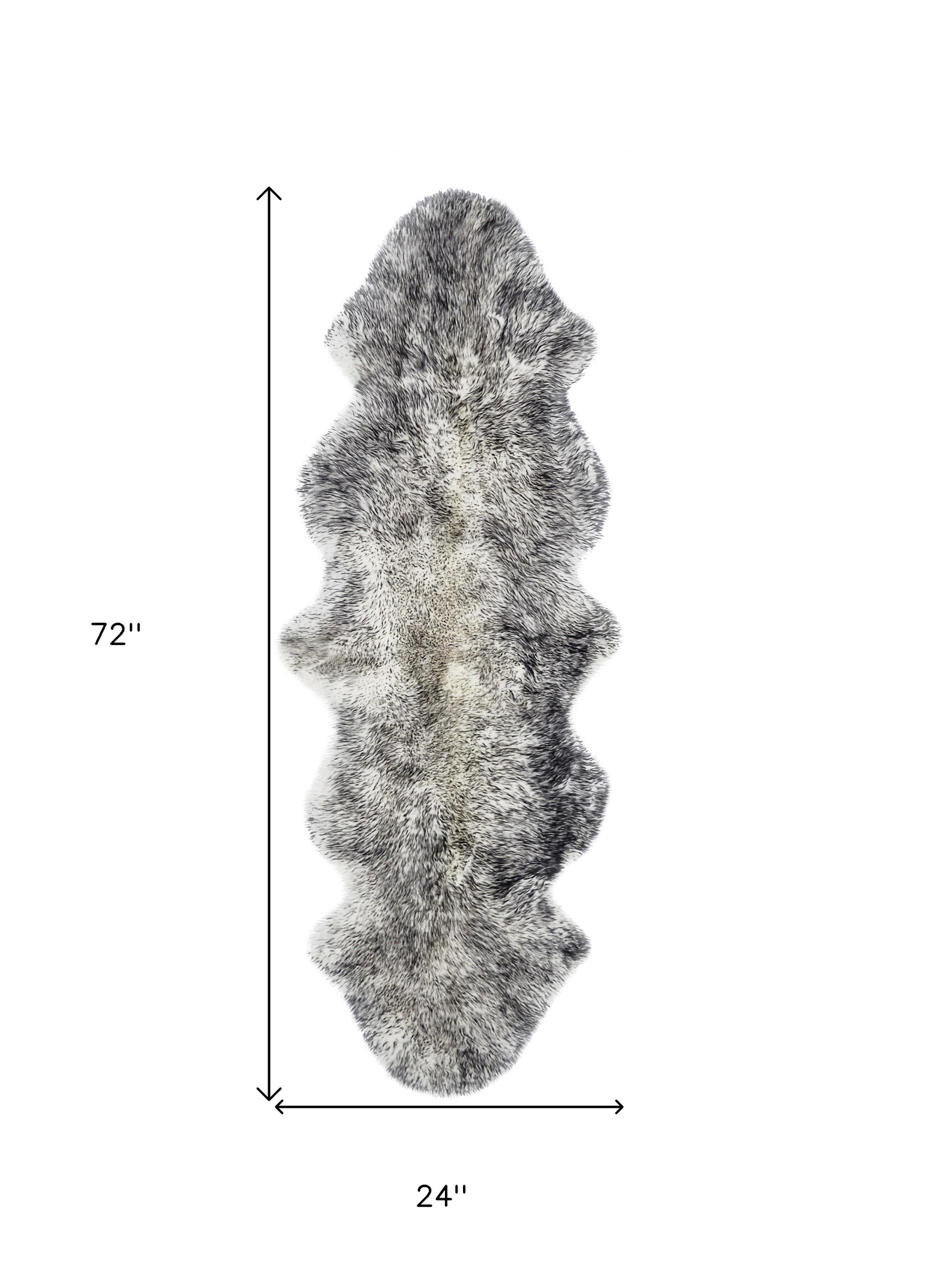 Gradient Grey Animal Print Area Rug-Area Rugs-DECOROLALA