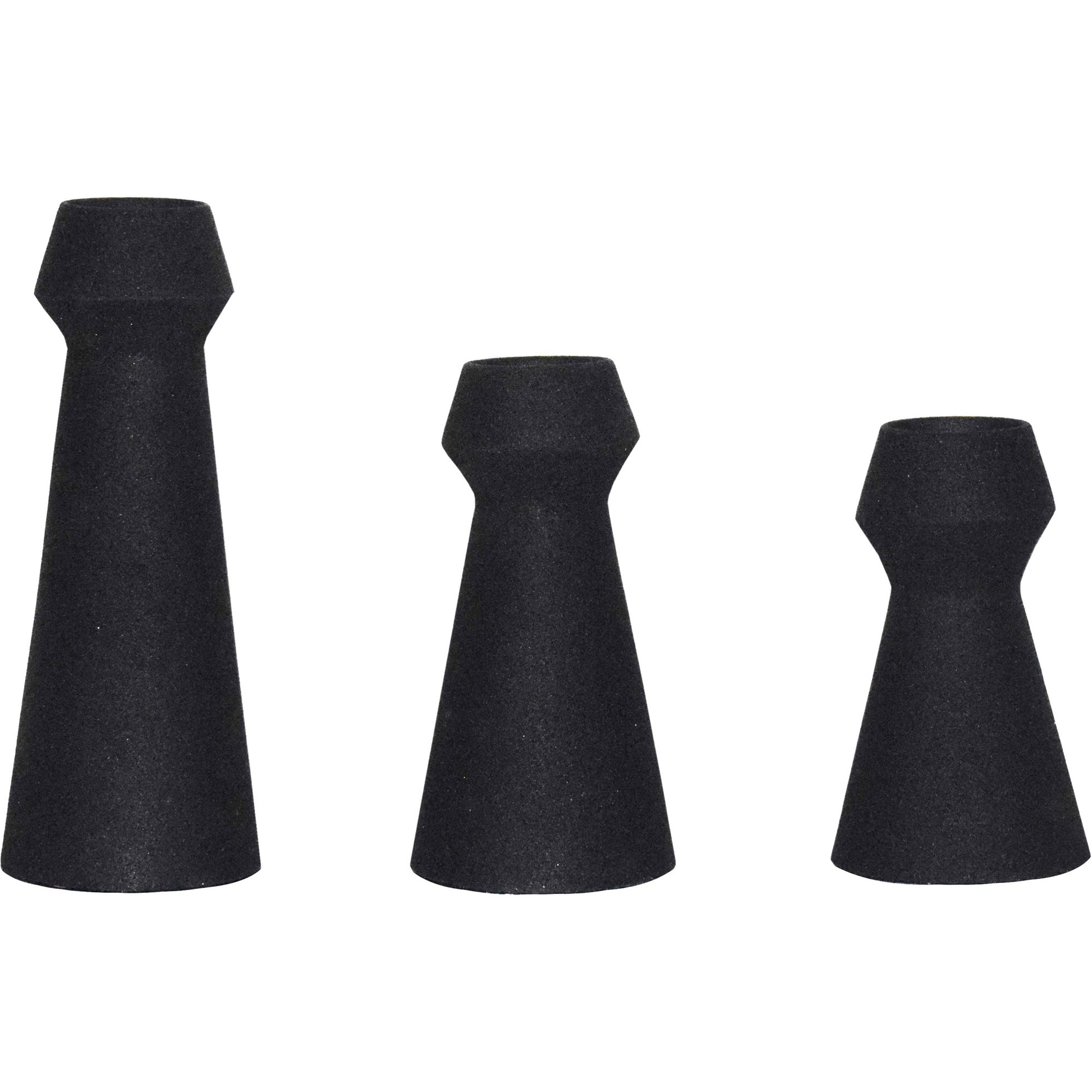 Granfeld Indoor Iron Vase, Matte Black-Vase-DECOROLALA