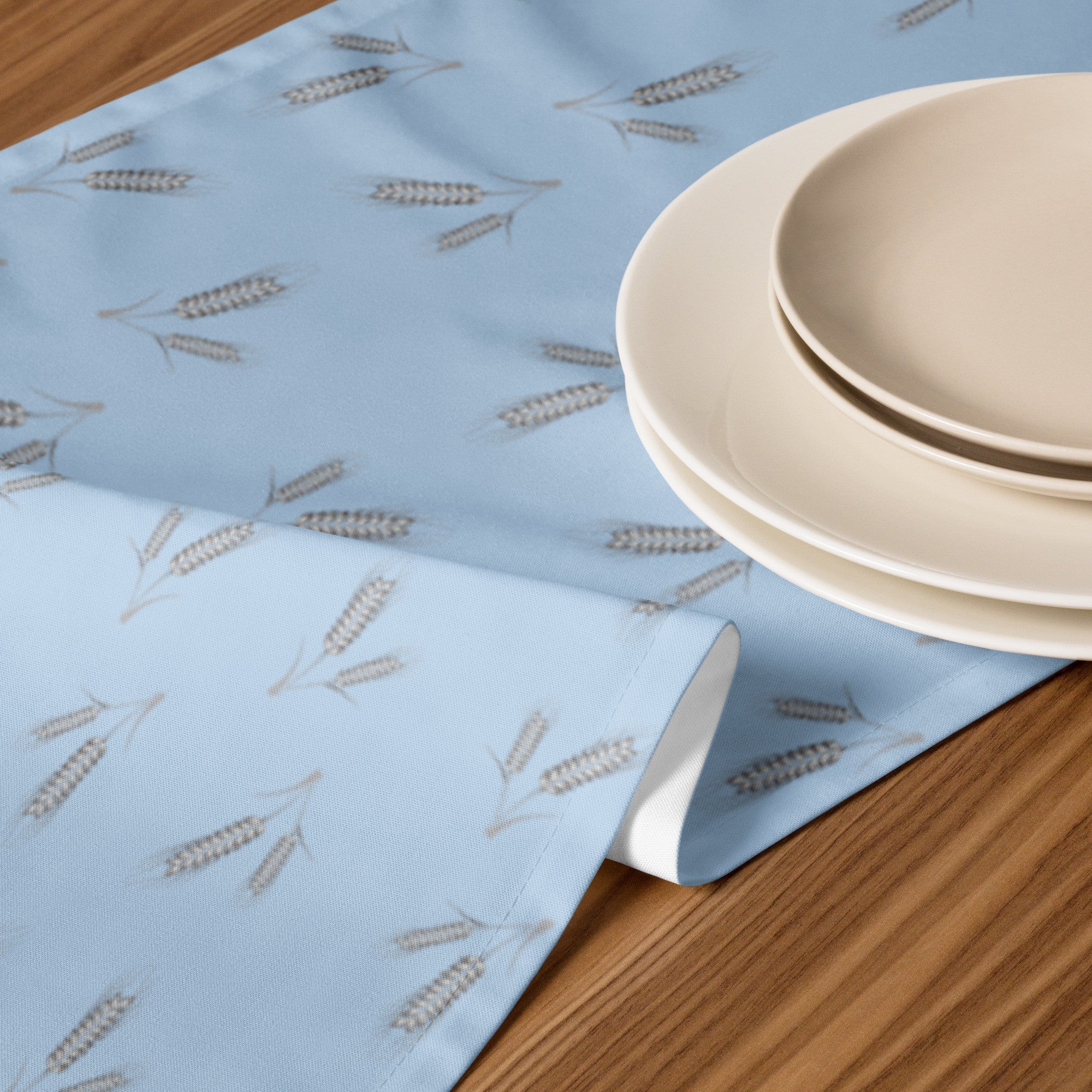 Grano Pattern Table Runner - Pattens Blue-Living-DECOROLALA