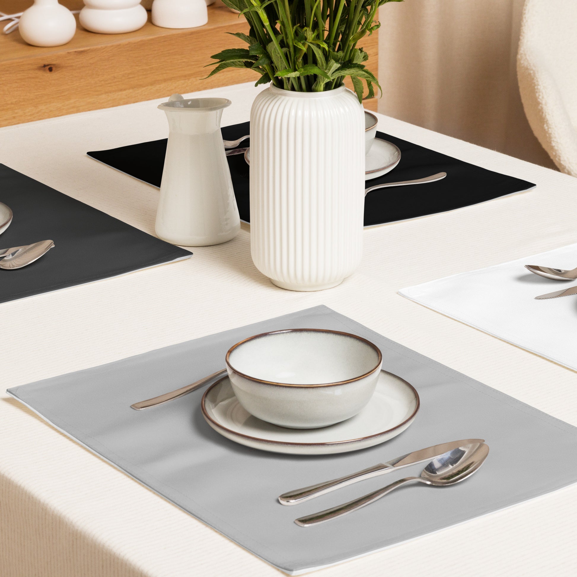 Grano Placemat Neutral Variety Set-Ergot-DECOROLALA