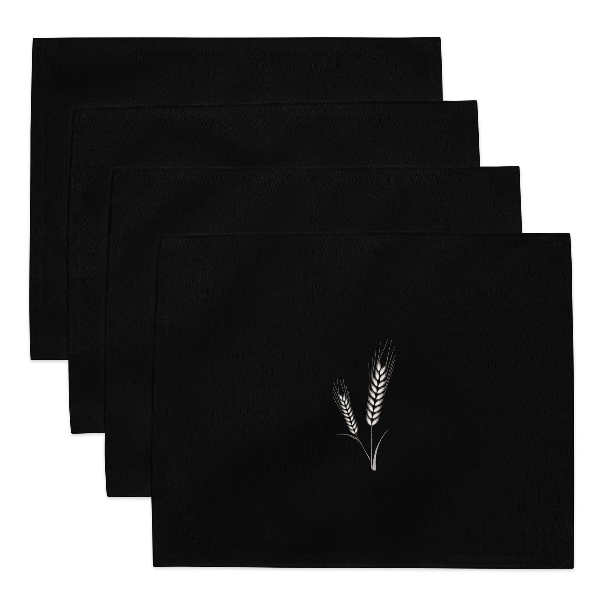 Grano Placemat Set - Black-Ergot-DECOROLALA