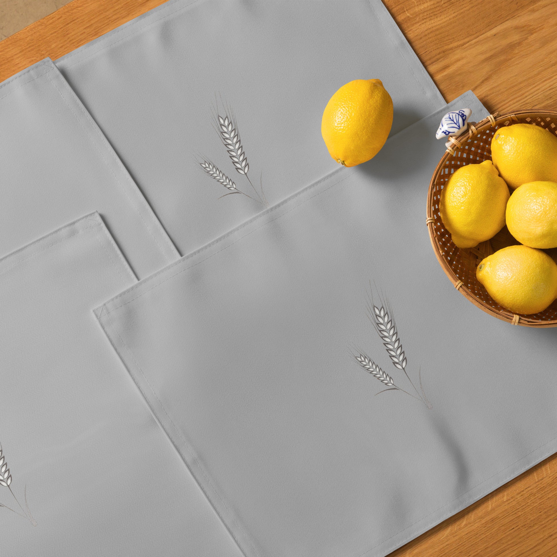 Grano Placemat Set - Grey-Ergot-DECOROLALA