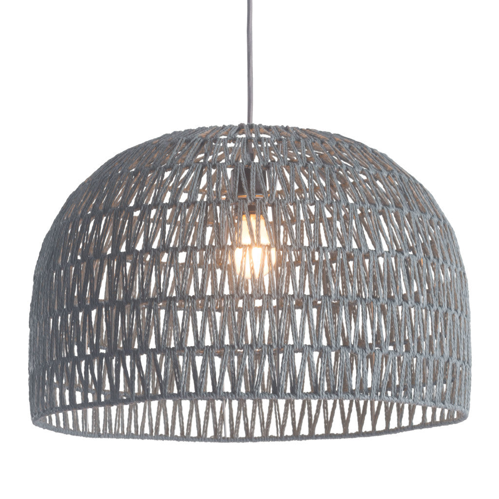 Gray Lantern Metal Dimmable Ceiling Light With Shades-Chandeliers-DECOROLALA