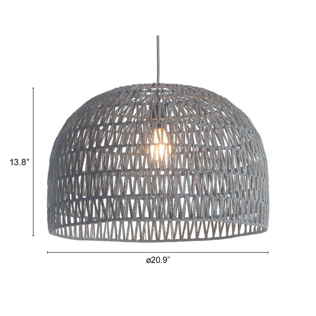 Gray Lantern Metal Dimmable Ceiling Light With Shades-Chandeliers-DECOROLALA