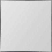 Greer Wall 35.5" Tall Square Wall Mirror, Black-Mirrors-DECOROLALA