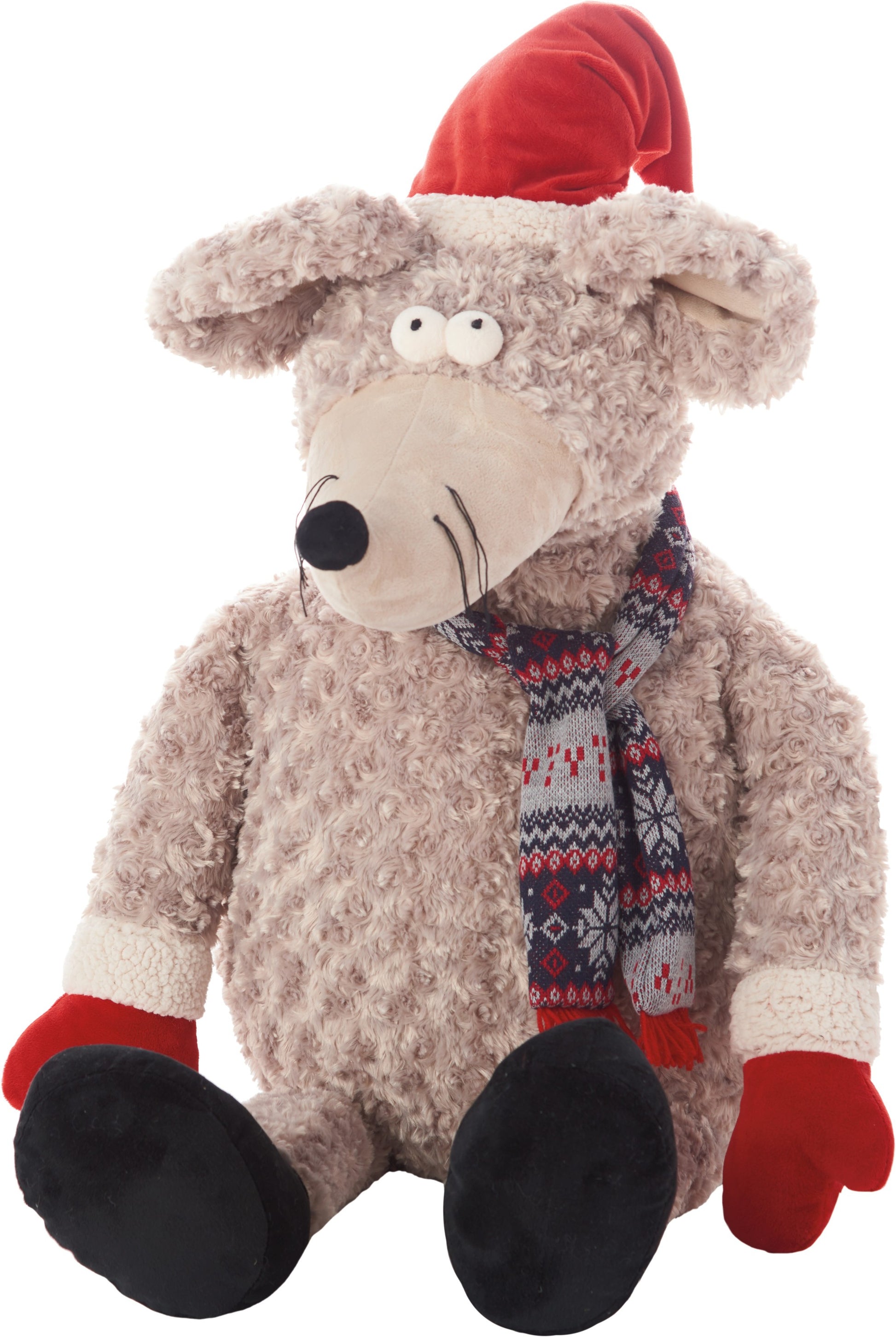 Grey 23" X 24" Novelty Polyester Throw Pillow-Accent Throw Pillows-DECOROLALA