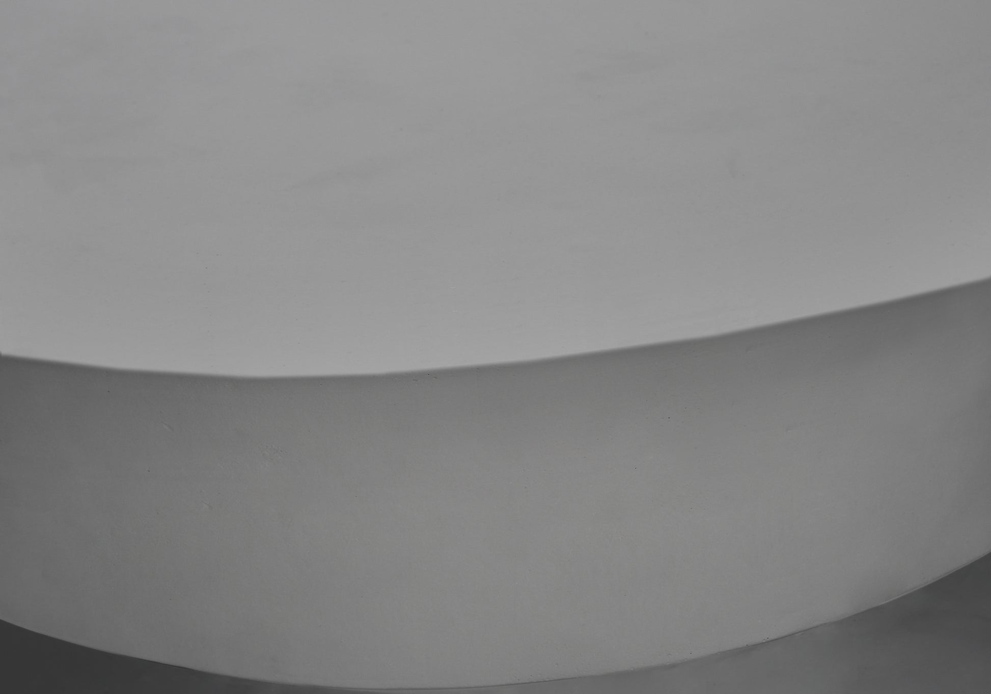 Grey Round Accent Table 25"H Magnesium Oxide-Accent Table-DECOROLALA