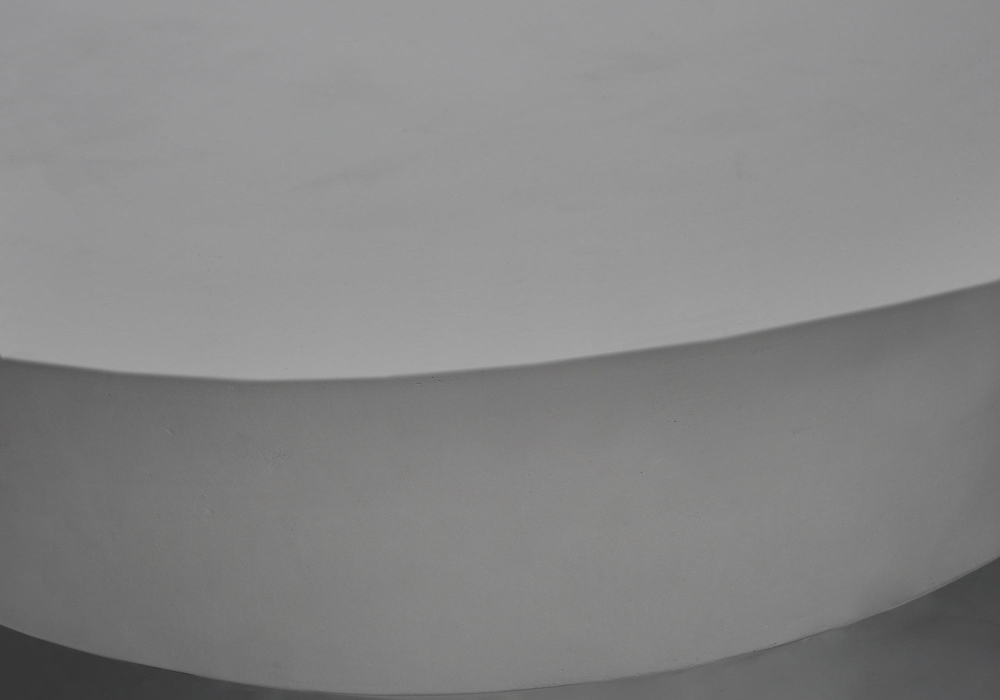 Grey Round Accent Table 25"H Magnesium Oxide-Accent Table-DECOROLALA