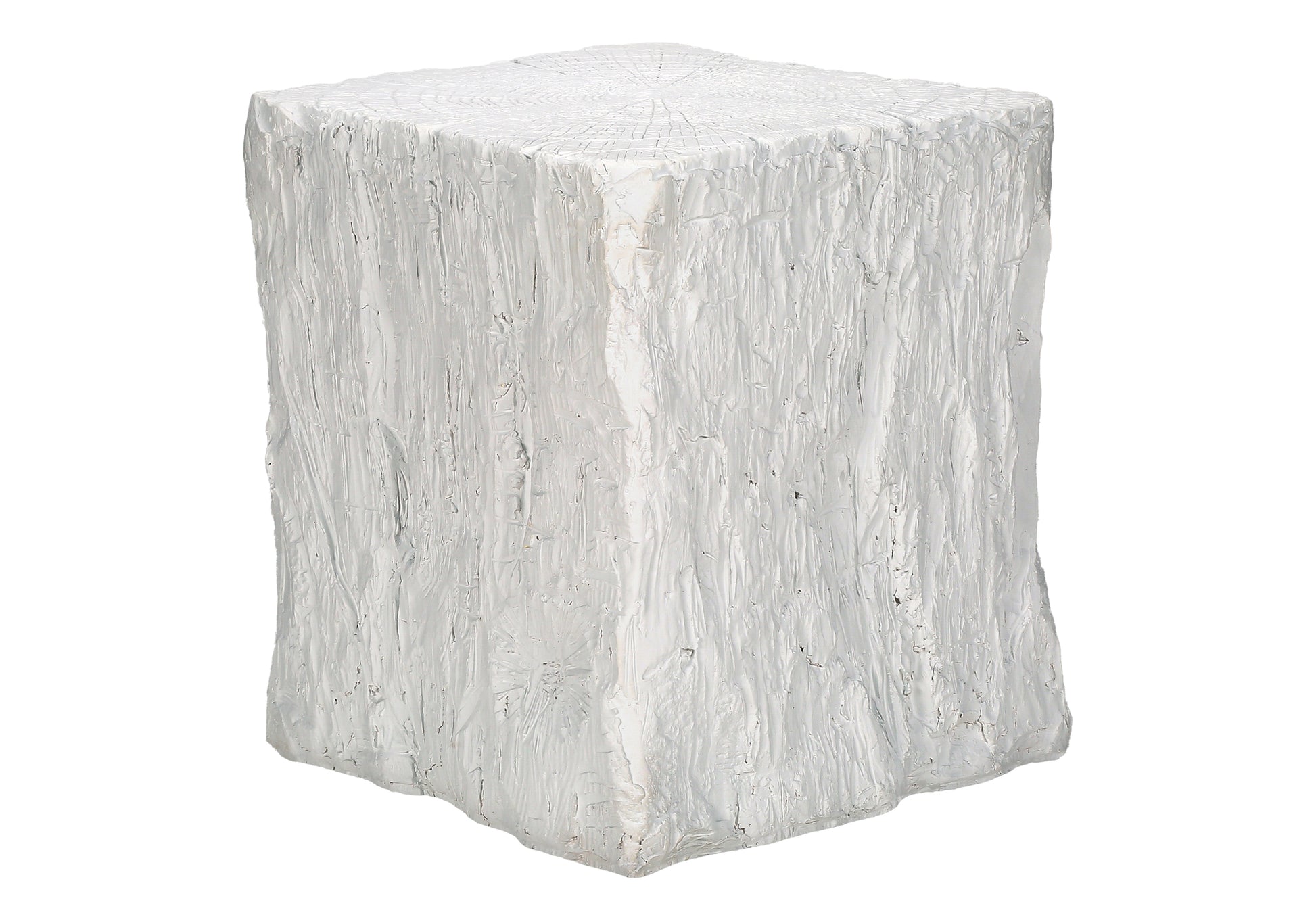 Grey Square Accent Table 25"H - Indoor/Outdoor-Accent Table-DECOROLALA