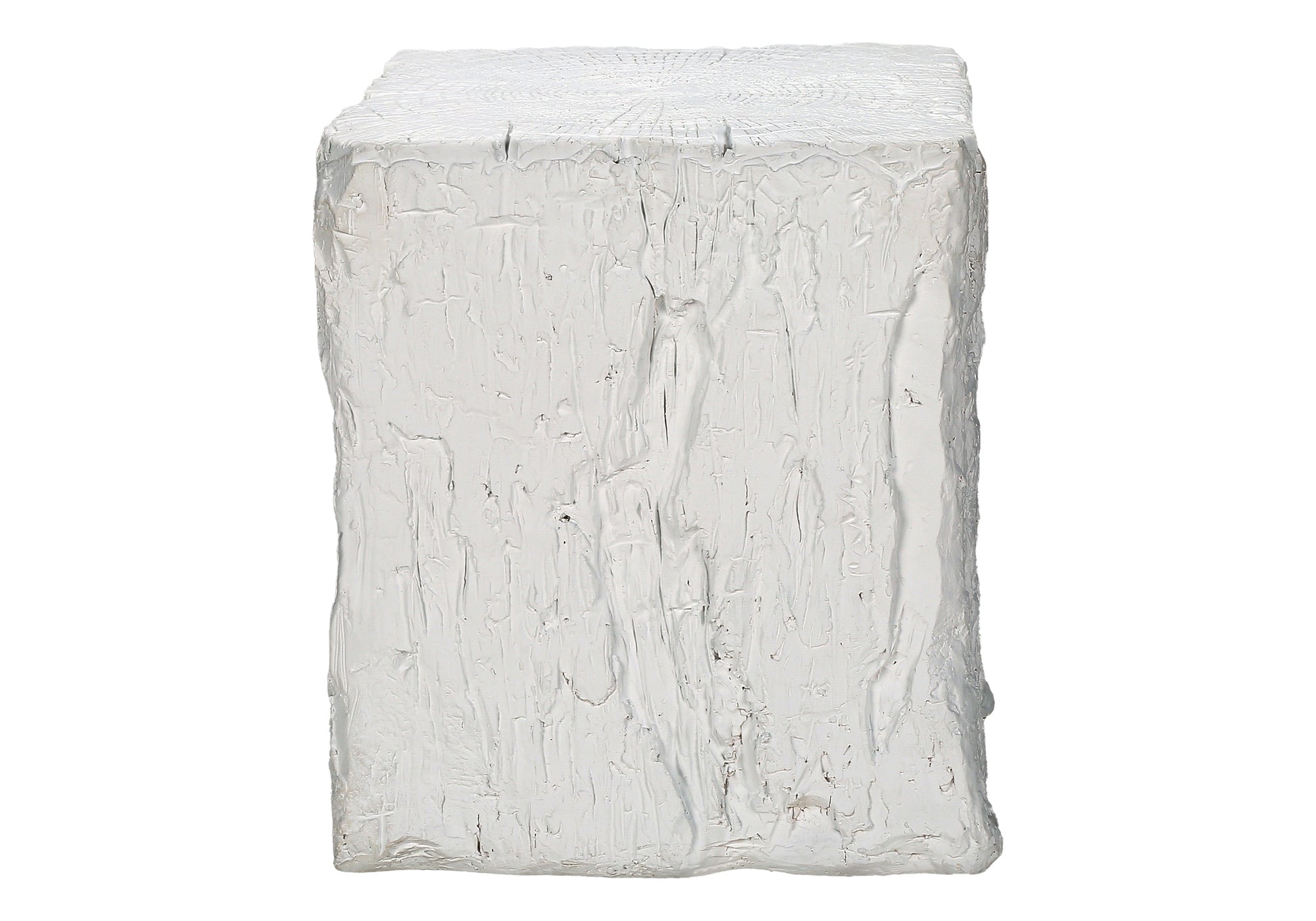Grey Square Accent Table 25"H - Indoor/Outdoor-Accent Table-DECOROLALA