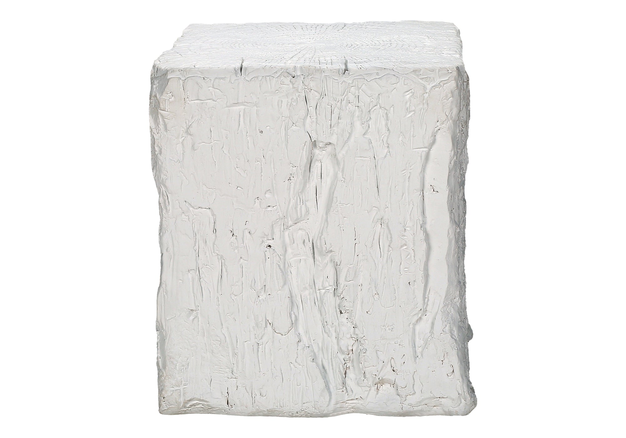 Grey Square Accent Table 25"H - Indoor/Outdoor-Accent Table-DECOROLALA