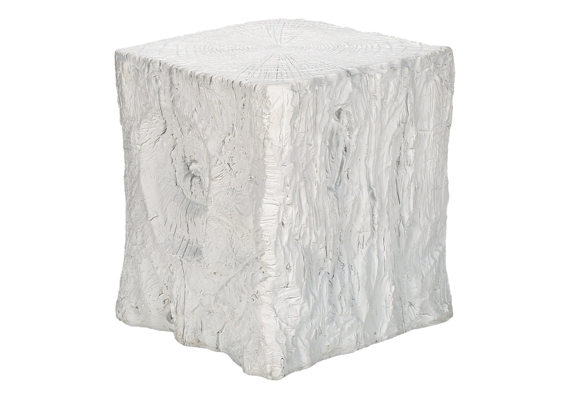 Grey Square Accent Table 25"H - Indoor/Outdoor-Accent Table-DECOROLALA