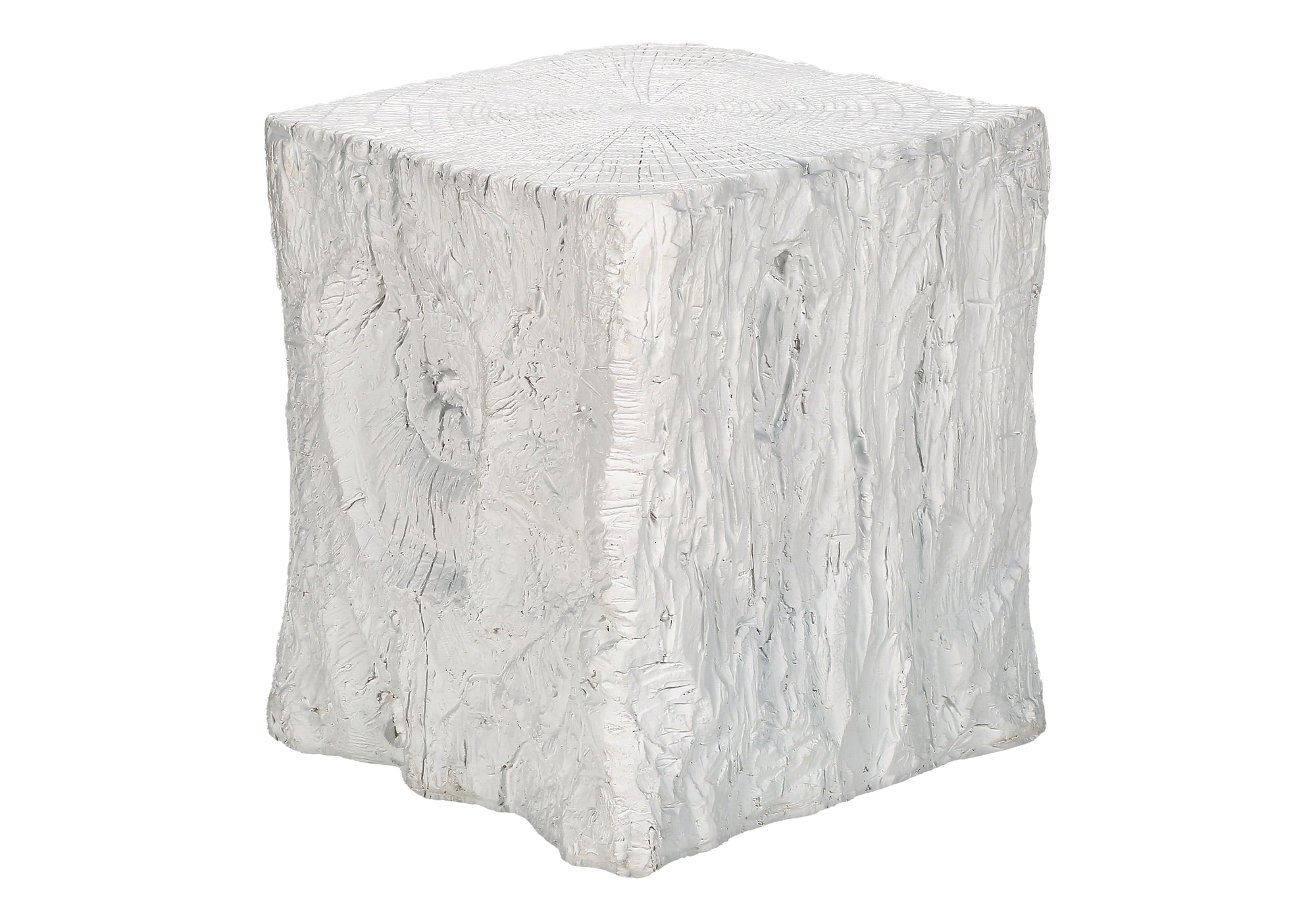 Grey Square Accent Table 25"H - Indoor/Outdoor-Accent Table-DECOROLALA