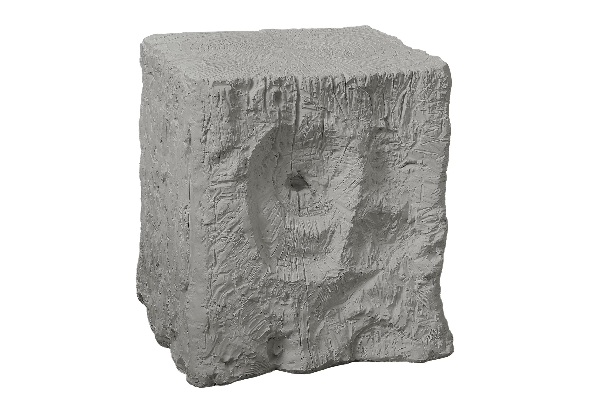 Grey Square Accent Table 25"H - Indoor/Outdoor-Accent Table-DECOROLALA