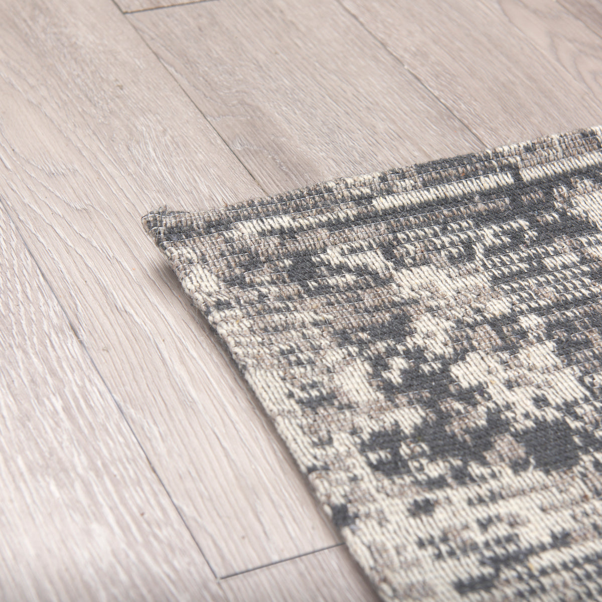 Greyson Gray Area Rug - 96"L x 60"W Modern Jacquard Weave-Area Rugs-DECOROLALA