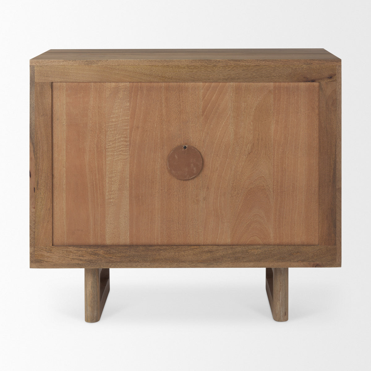 Grier Accent Cabinet - Light Brown Cane 2 Door-Accent Cabinets & Chests-DECOROLALA