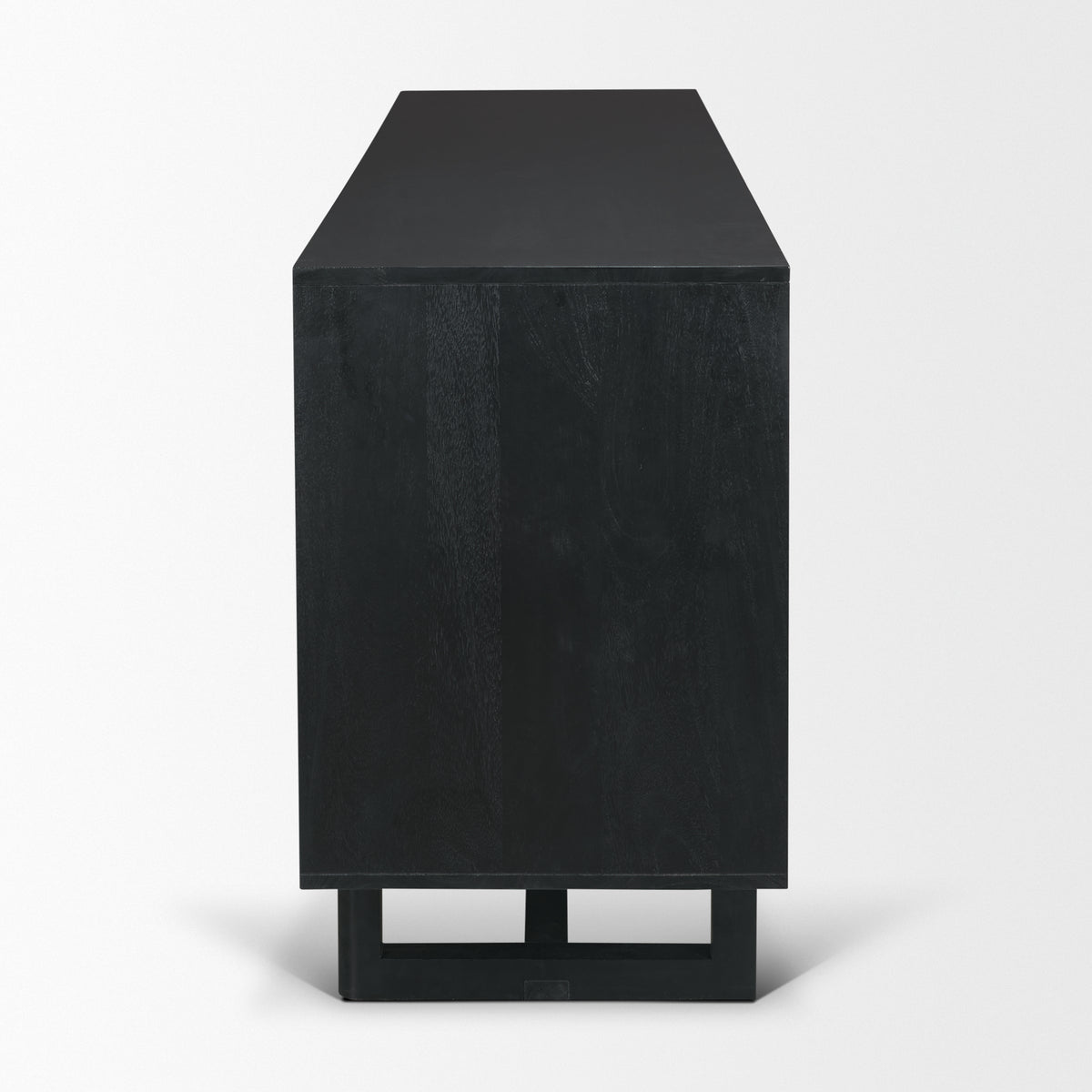 Grier Medium Brown Solid Wood W/Cane Sideboard-Sideboards & Buffets-DECOROLALA