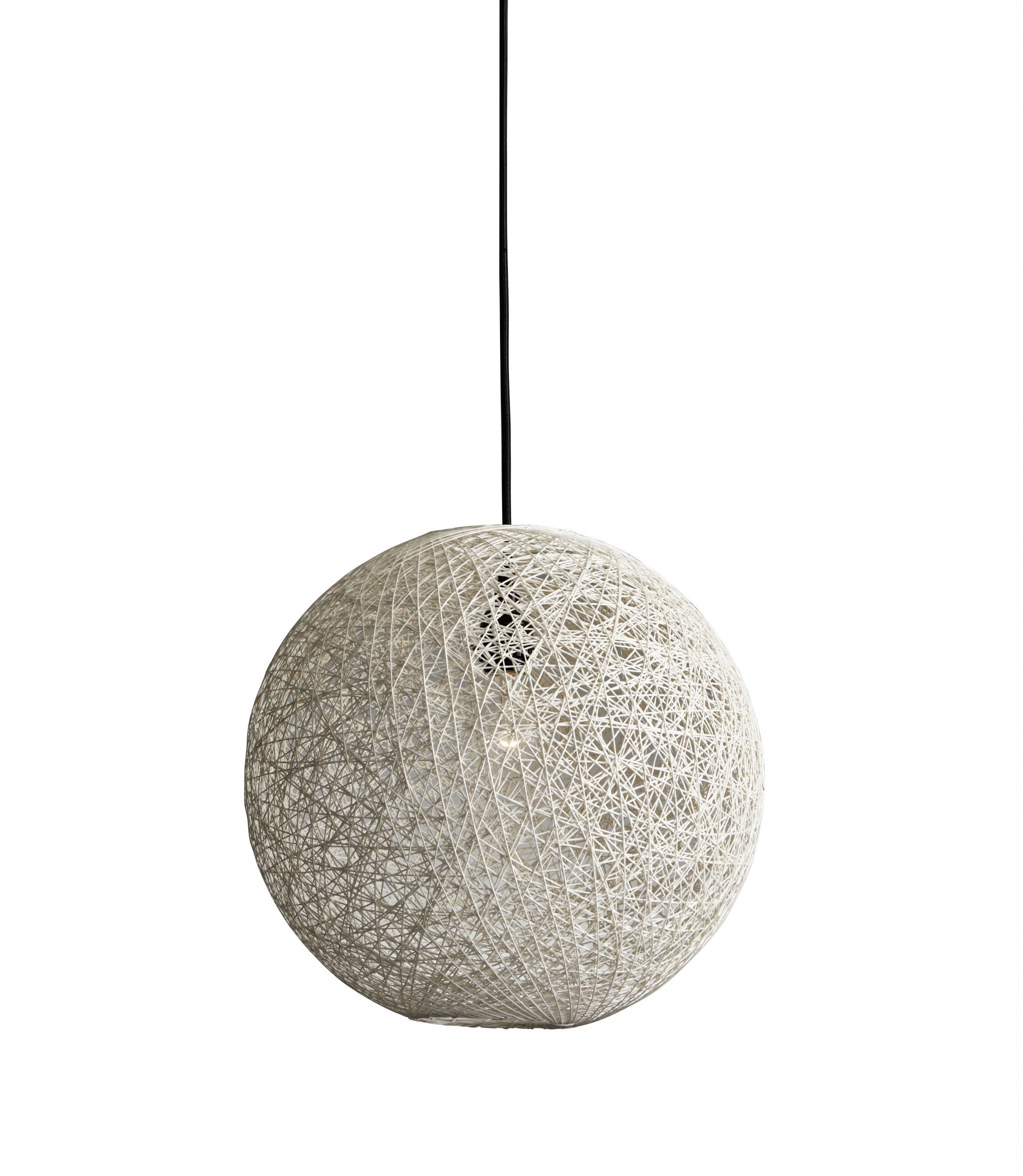 Groovy Rattan String Shade Large Pendant Light-Pendants-Hanging Lights-DECOROLALA