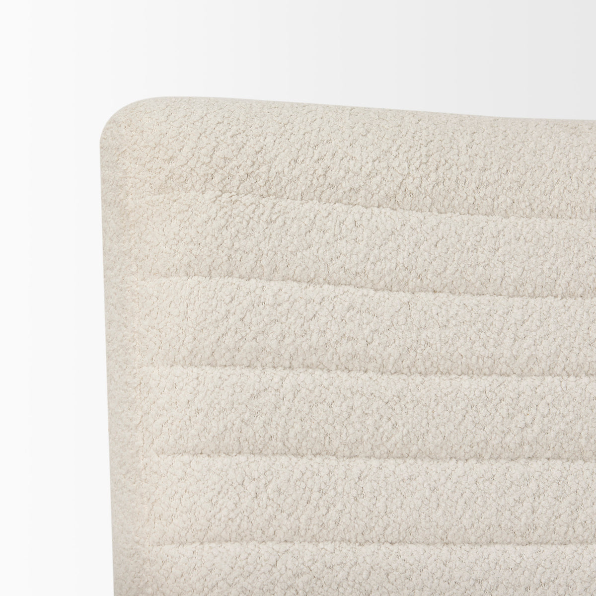 Grosjean Cream Boucle Accent Chair-Accent Chairs-DECOROLALA
