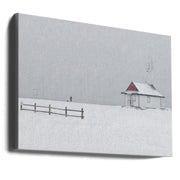 Guild House on the beach I Canvas Print-Canvas Print-DECOROLALA