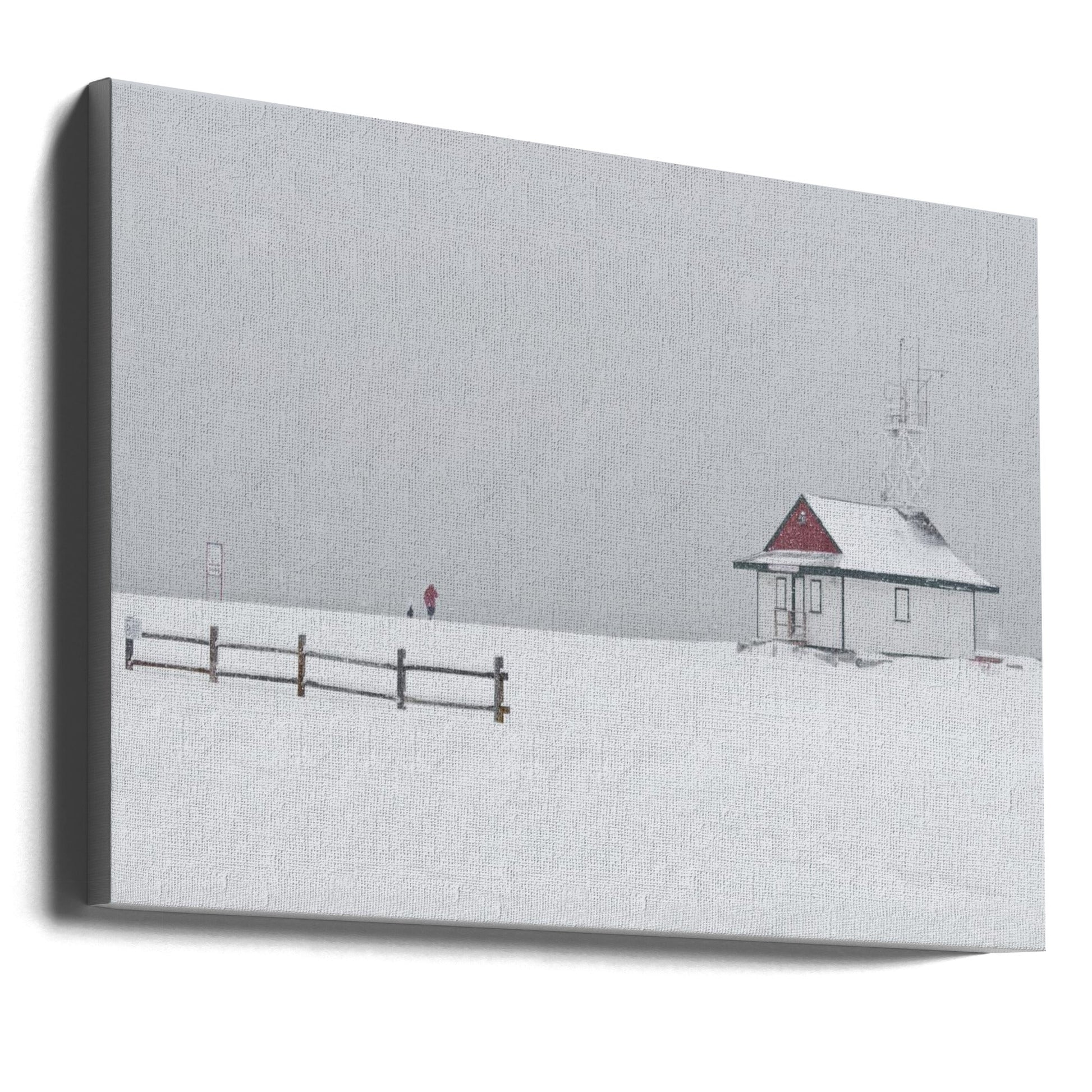 Guild House on the beach I Canvas Print-Canvas Print-DECOROLALA