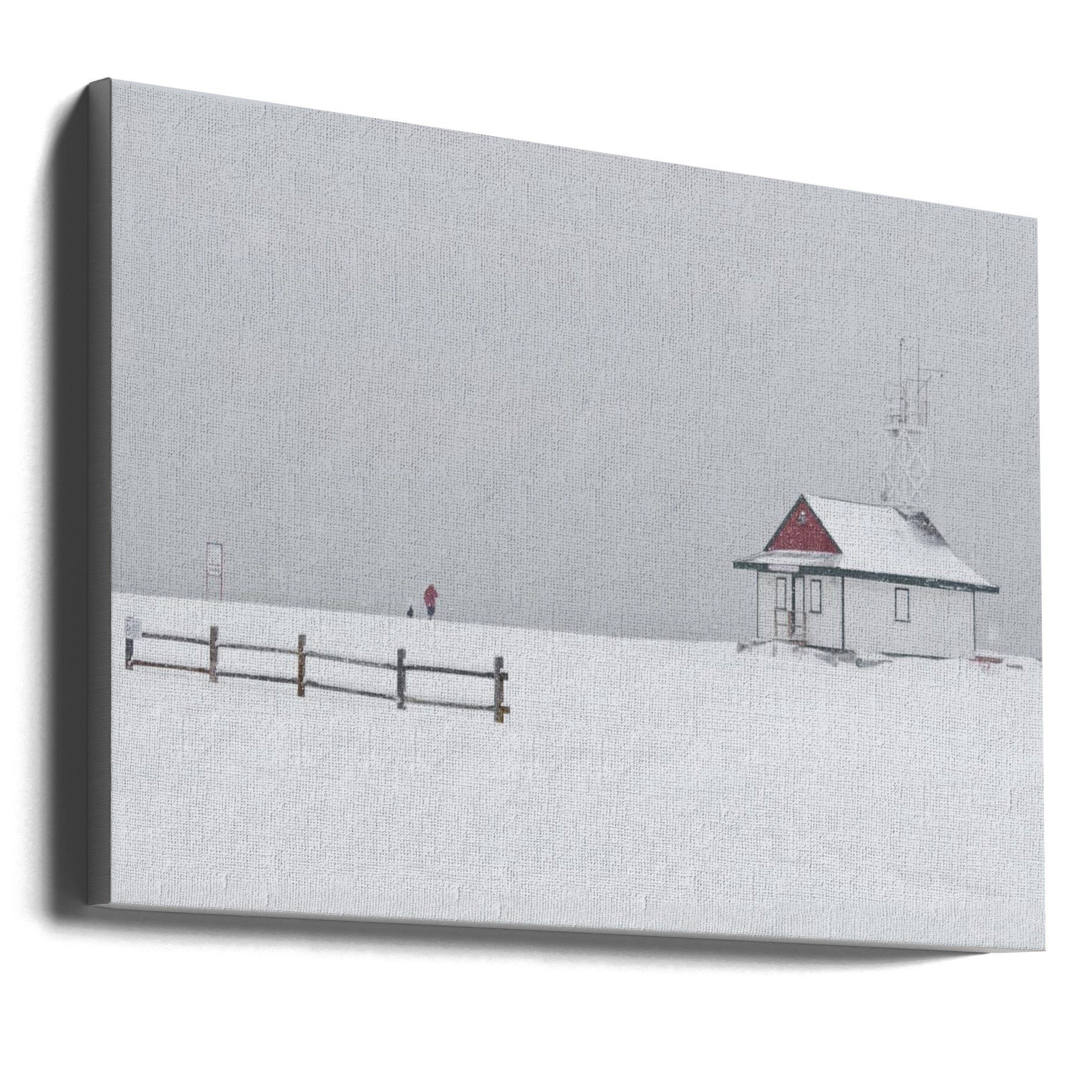 Guild House on the beach I Canvas Print-Canvas Print-DECOROLALA