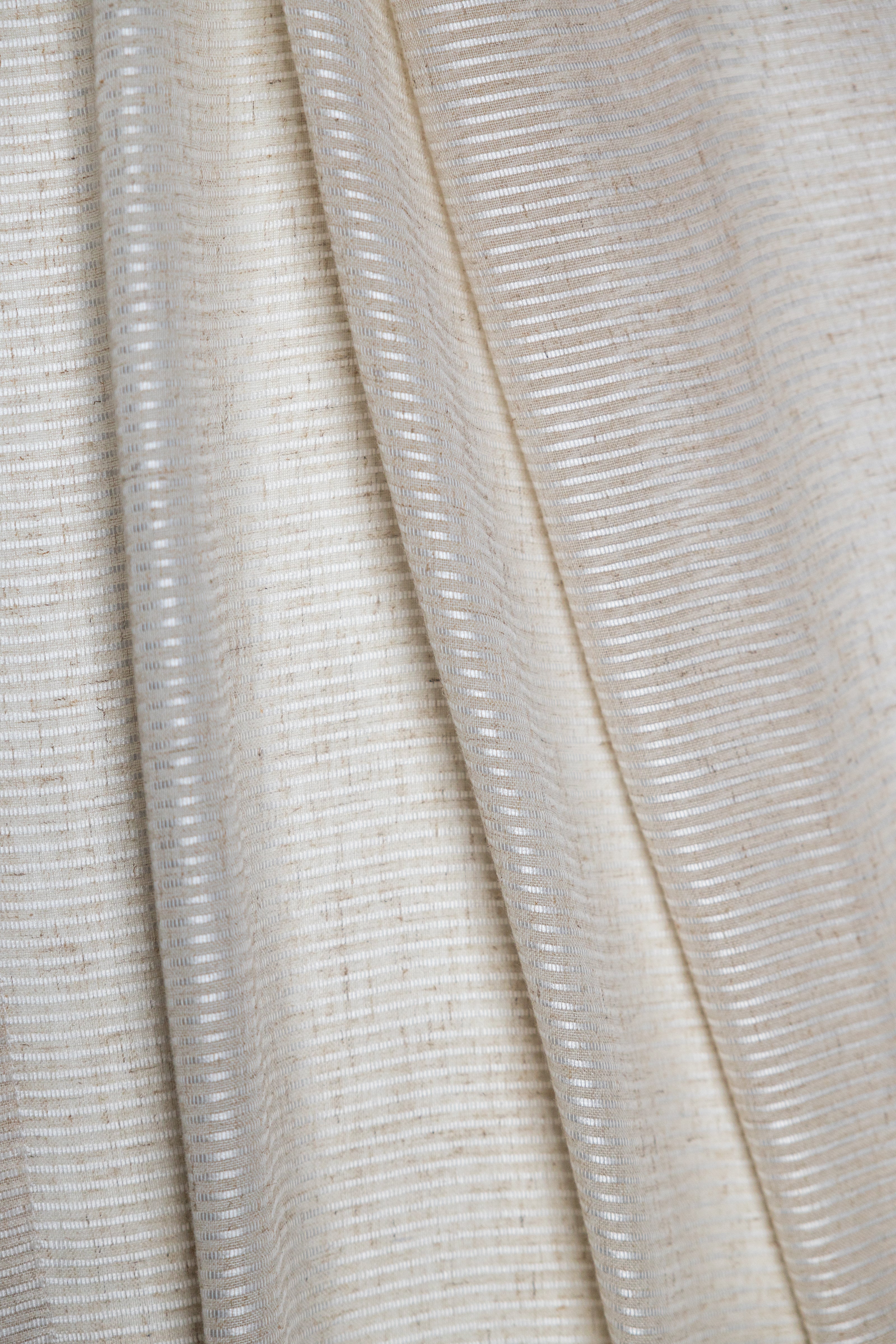 Gusto Jacquard Sheer Grommet Curtain-Curtains-DECOROLALA