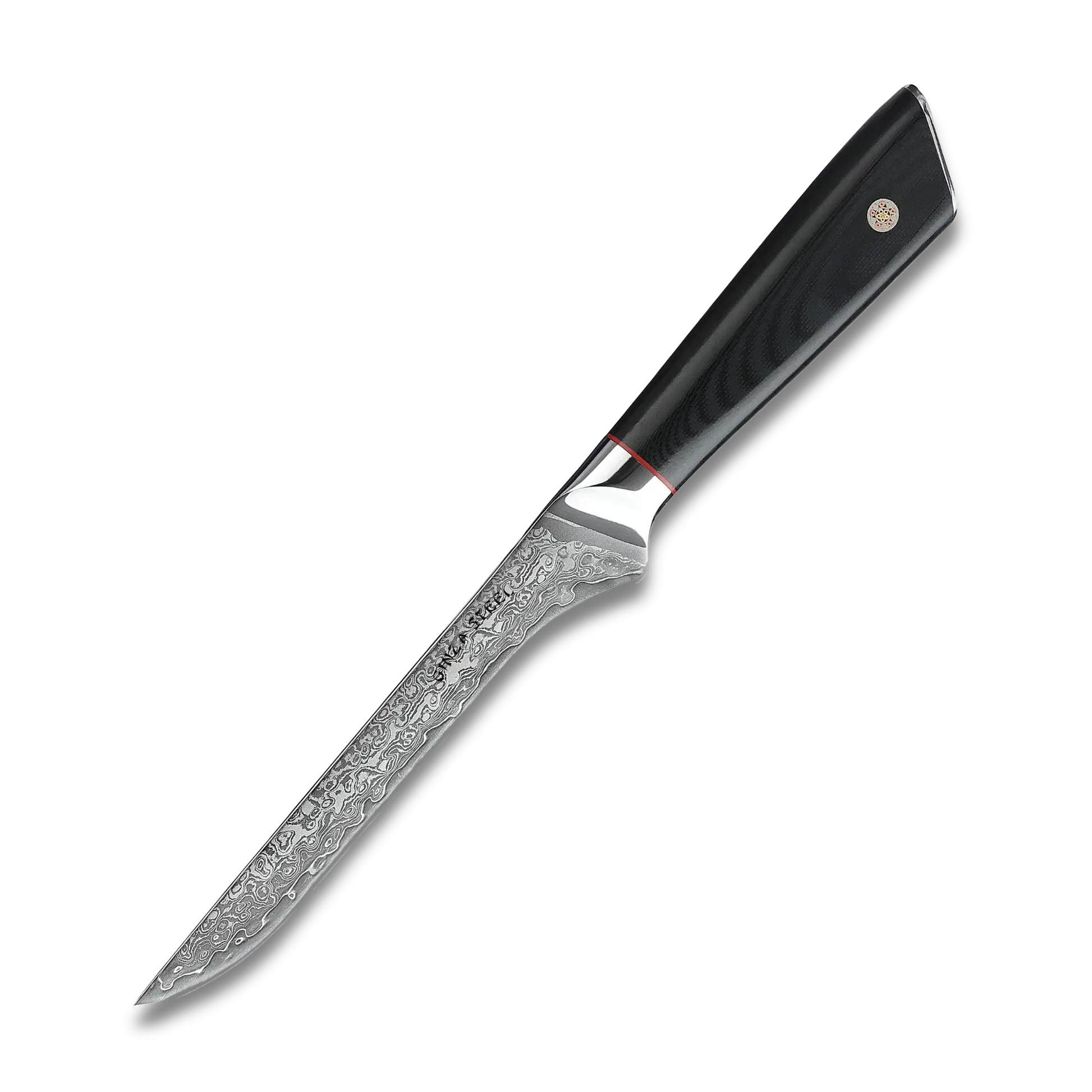 HAGAKURE 14 Boning Knife 5.5" Damascus AUS-10-Chef Knife-DECOROLALA