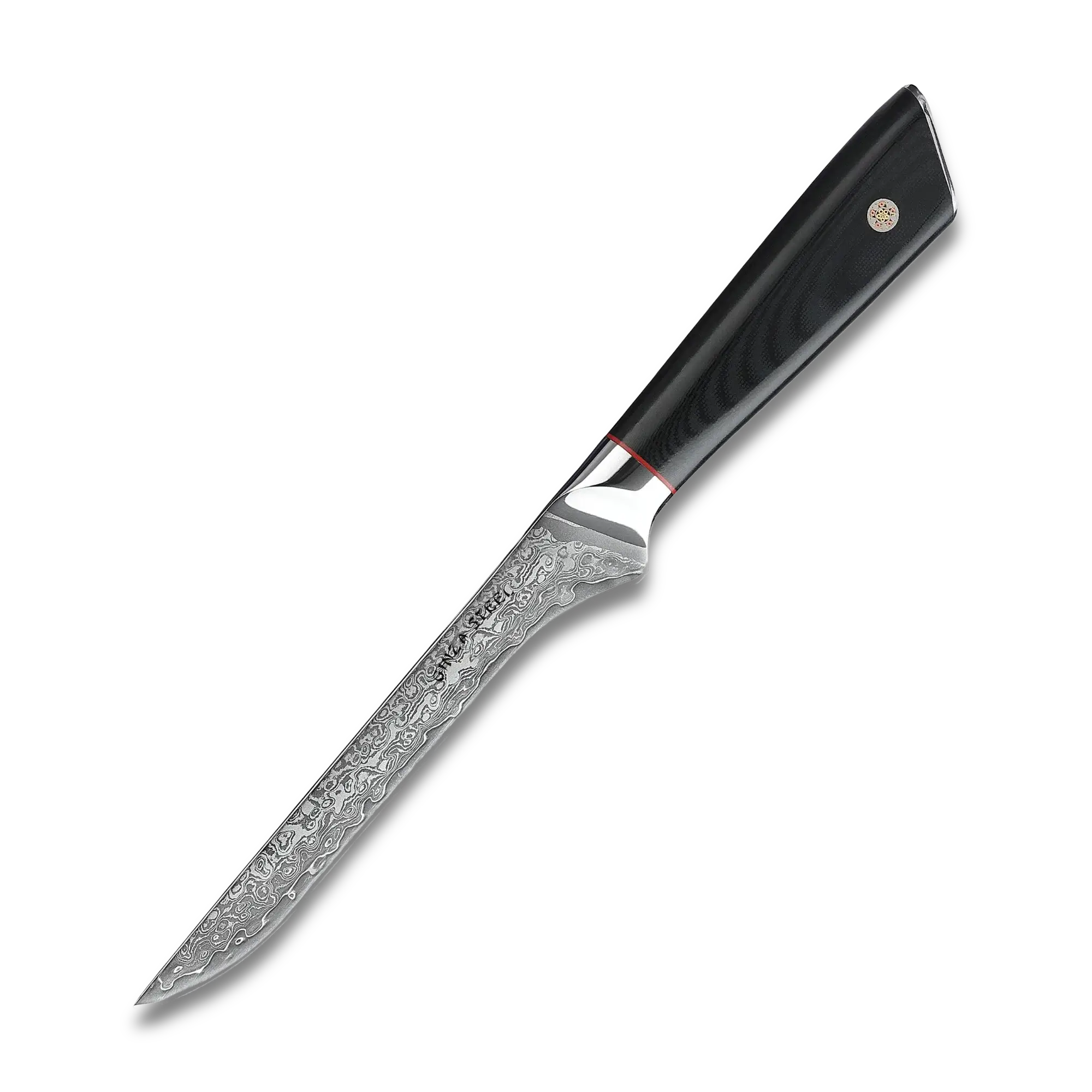 HAGAKURE 14 Boning Knife 5.5" Damascus AUS-10-Chef Knife-DECOROLALA