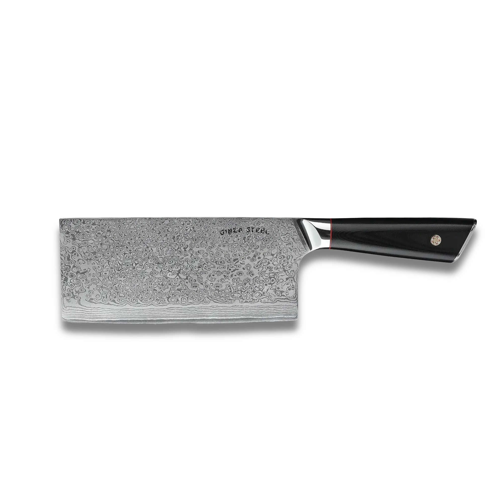 HAGAKURE X 7" Damascus Cleaver Knife AUS-10 Steel-Cleaver Knife-DECOROLALA