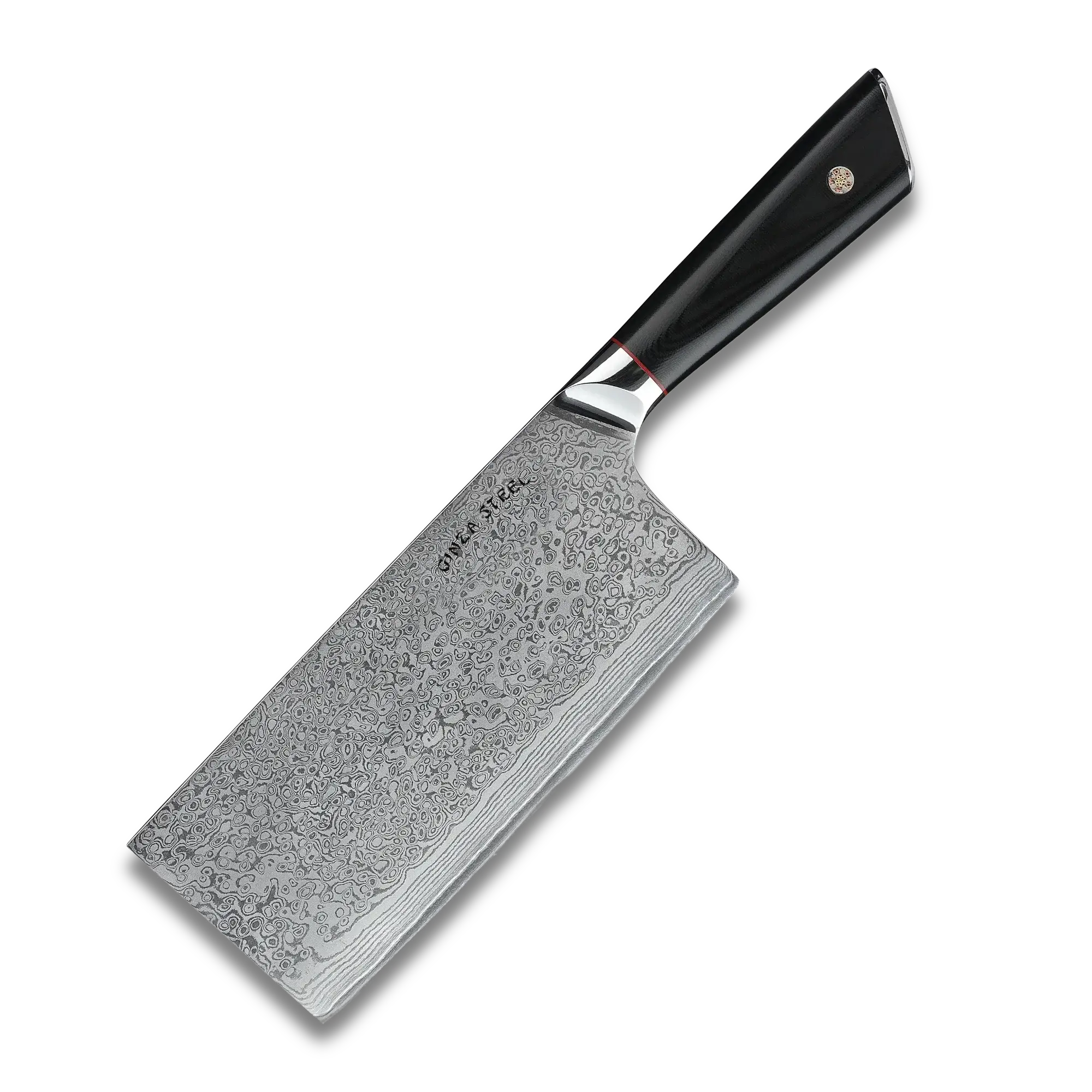 HAGAKURE X 7" Damascus Cleaver Knife AUS-10 Steel-Cleaver Knife-DECOROLALA