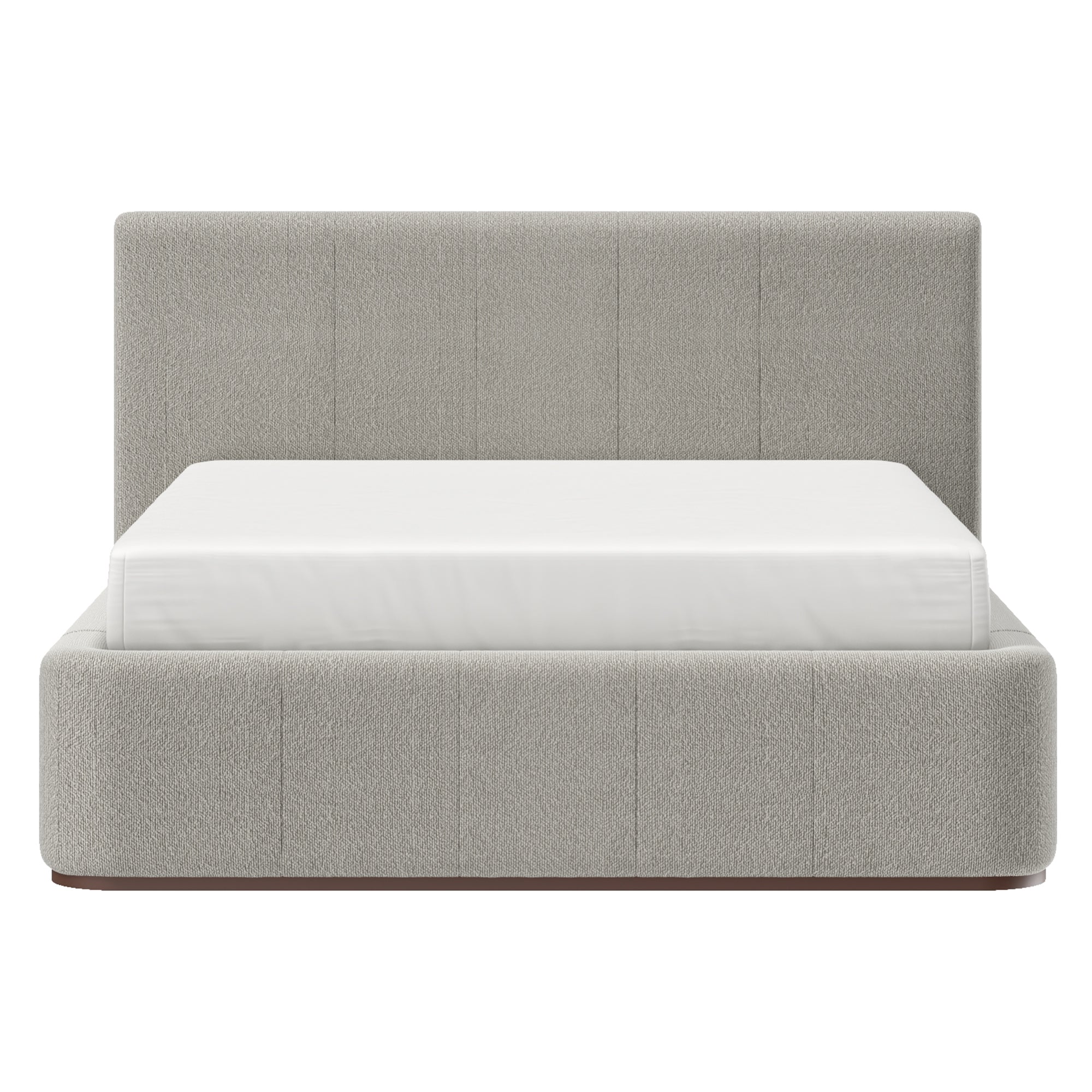 HARROD-60" PLATFORM BED-MUSHROOM-DECOROLALA