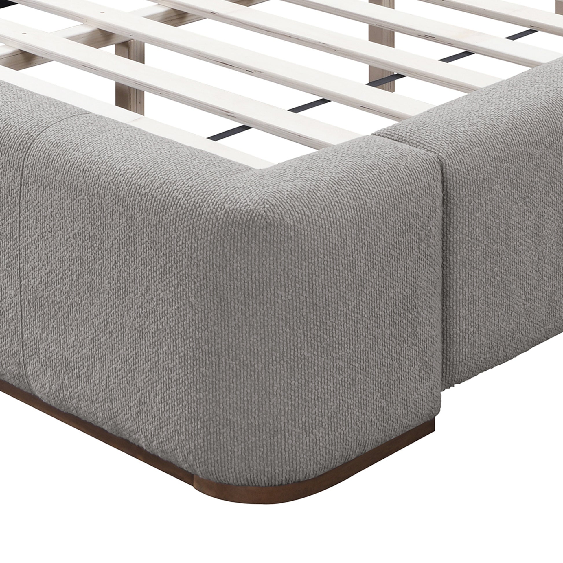HARROD-60" PLATFORM BED-MUSHROOM-DECOROLALA