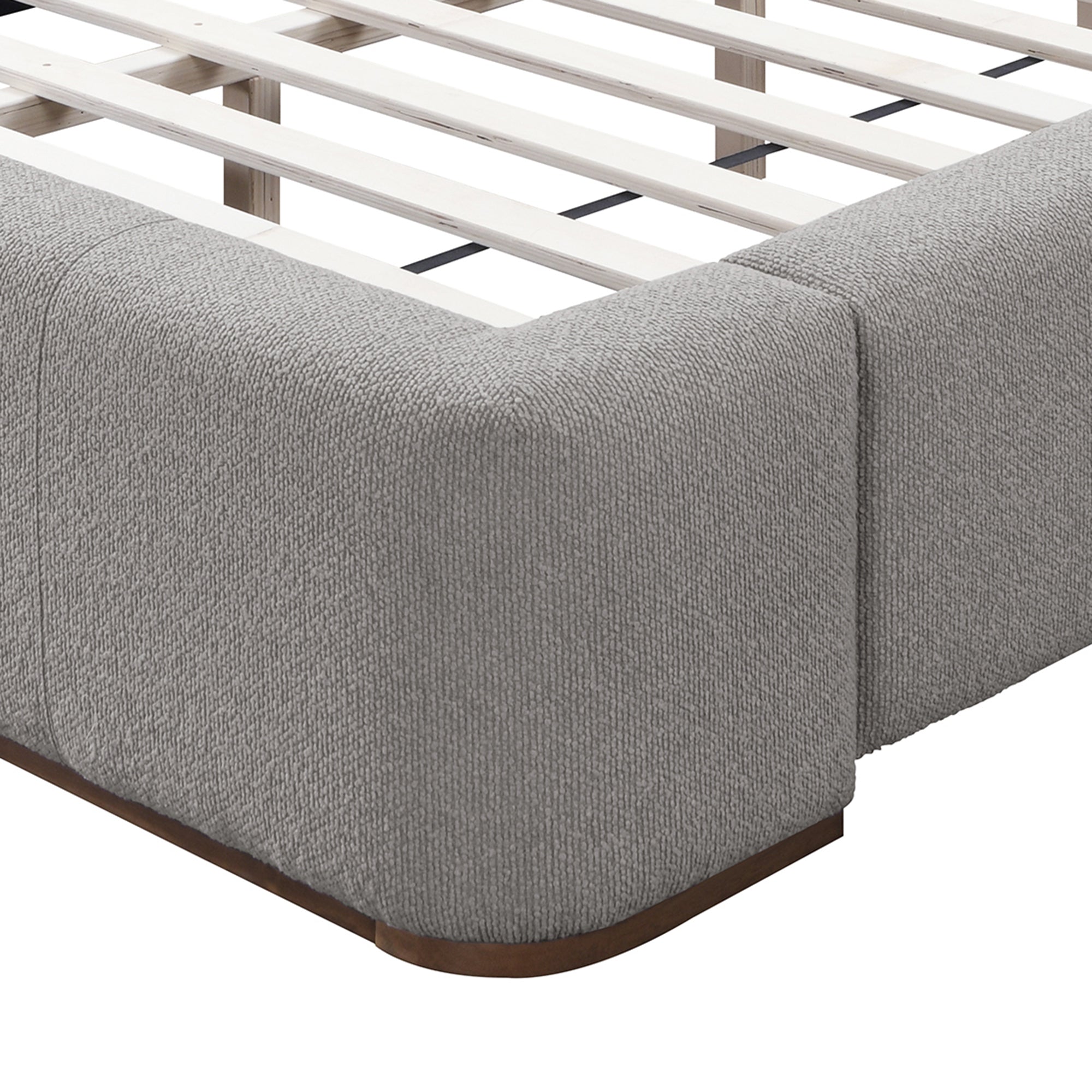 HARROD-60" PLATFORM BED-MUSHROOM-DECOROLALA