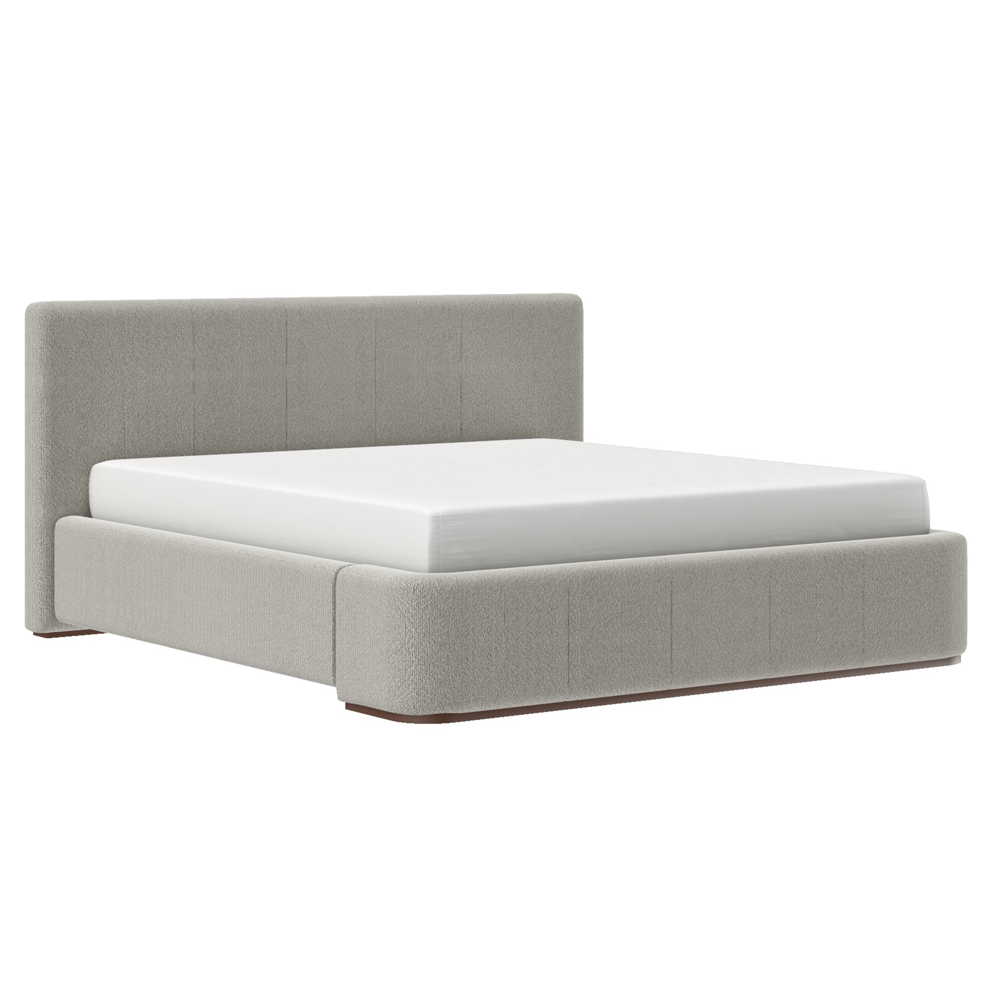 HARROD-78" PLATFORM BED-MUSHROOM-DECOROLALA