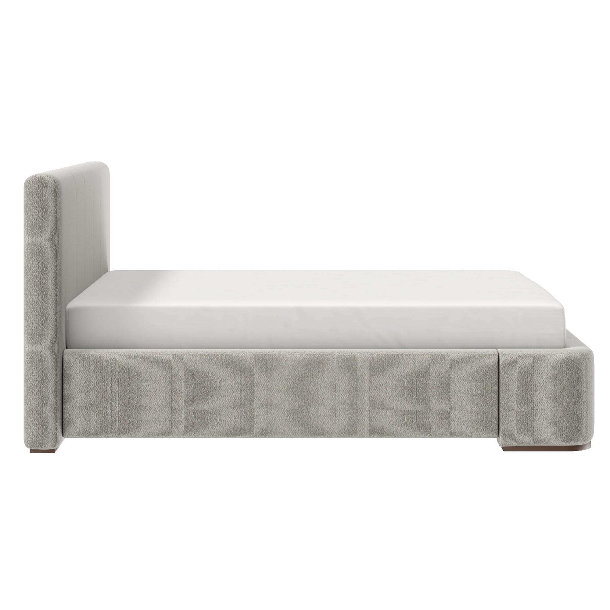 HARROD-78" PLATFORM BED-MUSHROOM-DECOROLALA