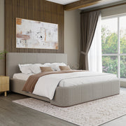 HARROD-78" PLATFORM BED-MUSHROOM-DECOROLALA