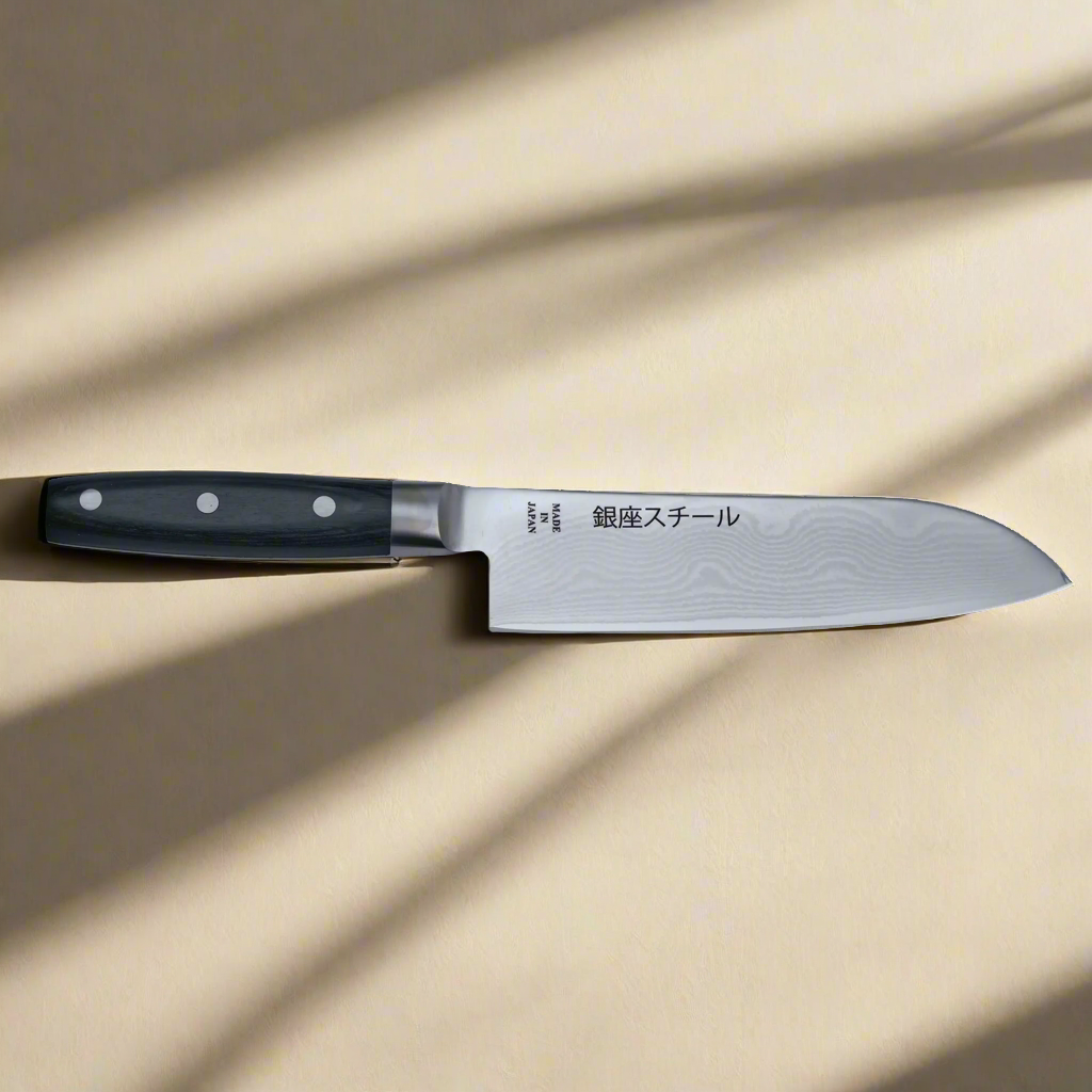 HAYAMI 180 VG10 Santoku Knife 33-Layer Damascus 180mm-Santoku Knife-DECOROLALA