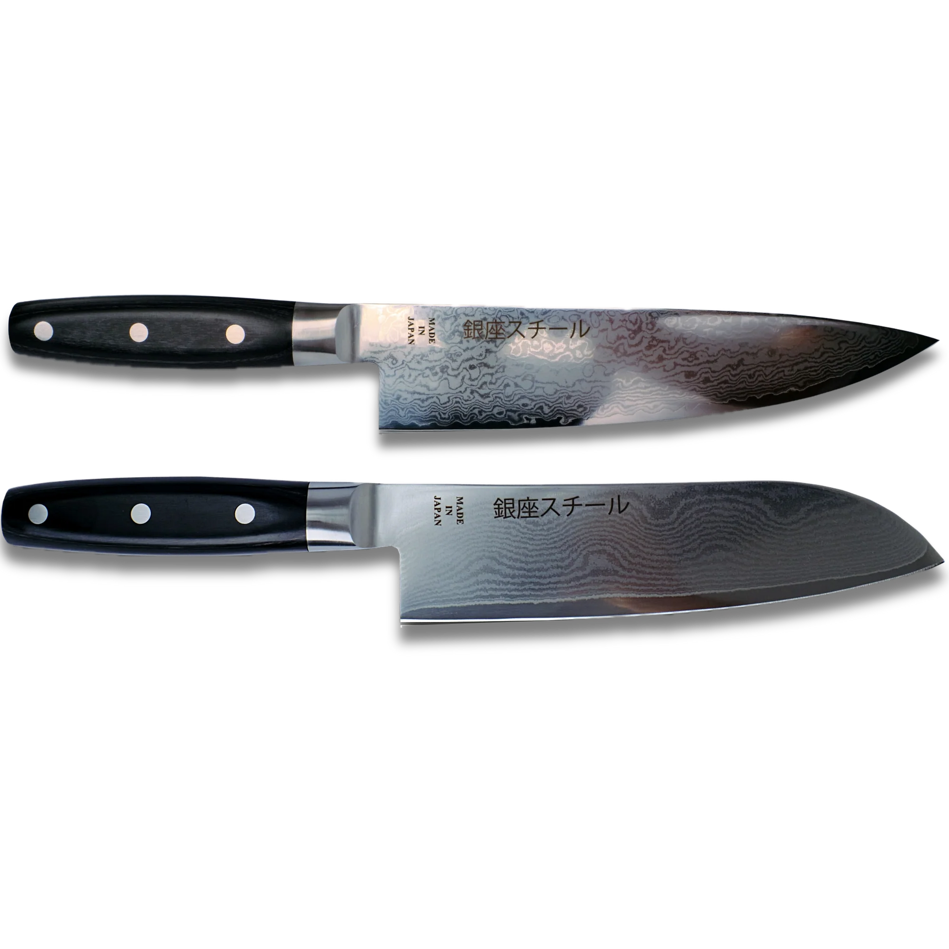 HAYAMI 2-Piece VG10 Damascus Knife Set - Japan-Knife Set-DECOROLALA