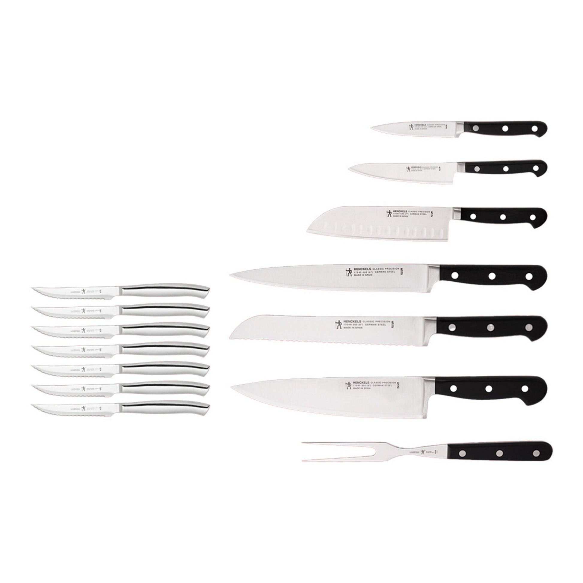 HENCKELS 15 Pc Forged Knife Set Prepack 15 Piece-Knife Set-DECOROLALA
