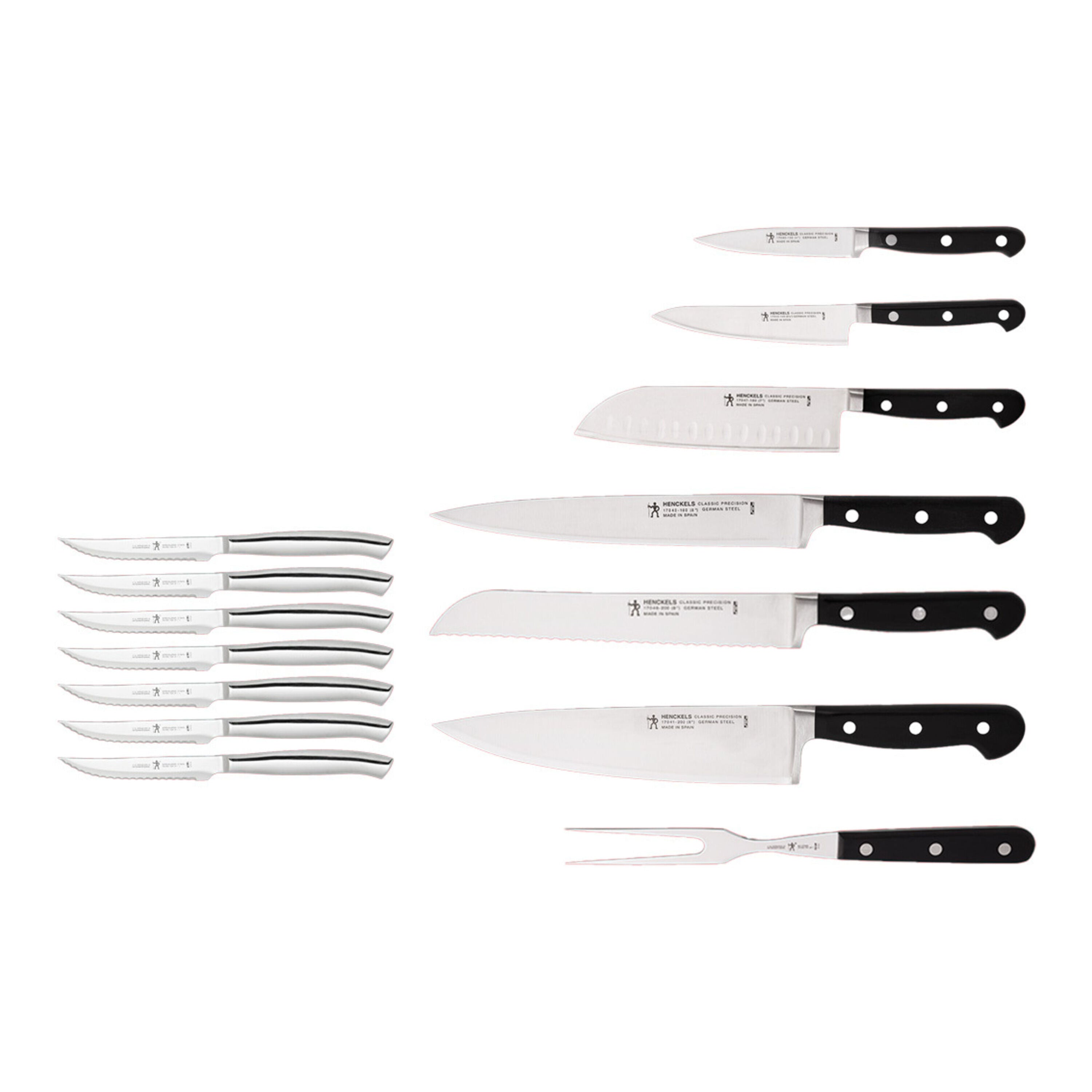 HENCKELS 15 Pc Forged Knife Set Prepack 15 Piece-Knife Set-DECOROLALA